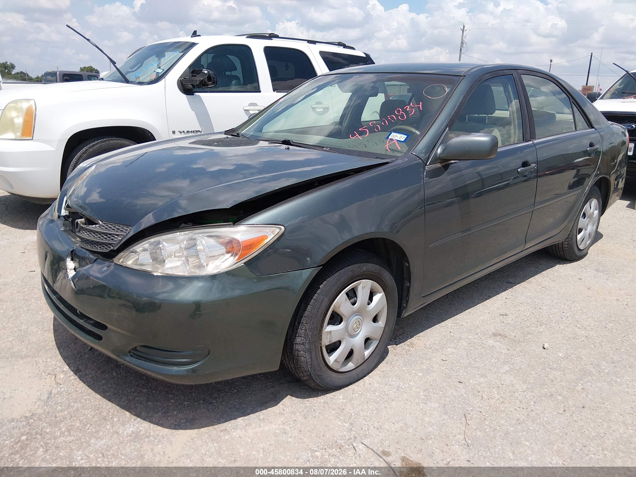 2003 Toyota Camry Le Green vin: 4T1BE32KX3U689788