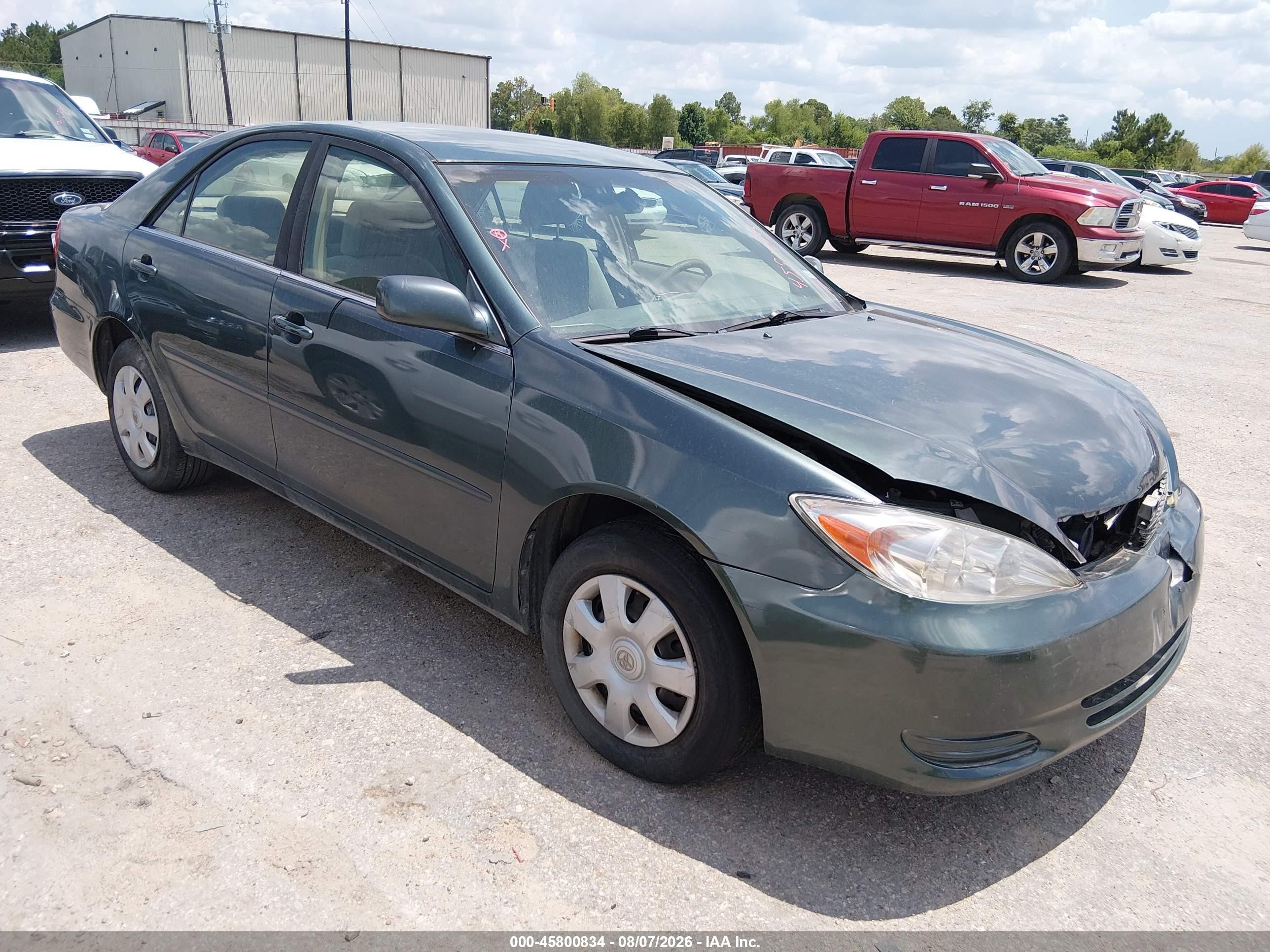 2003 Toyota Camry Le Green vin: 4T1BE32KX3U689788