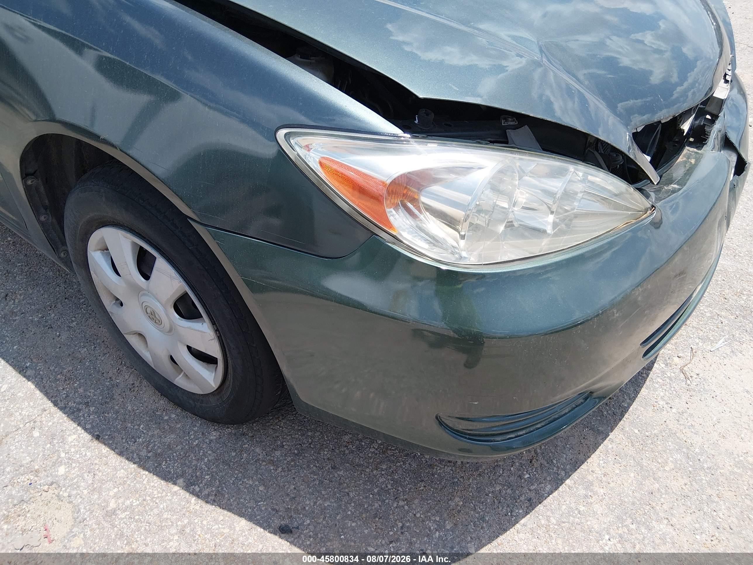 2003 Toyota Camry Le Green vin: 4T1BE32KX3U689788