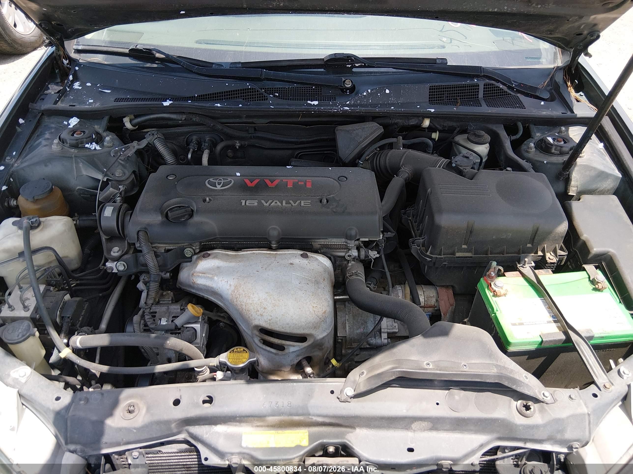 2003 Toyota Camry Le Green vin: 4T1BE32KX3U689788