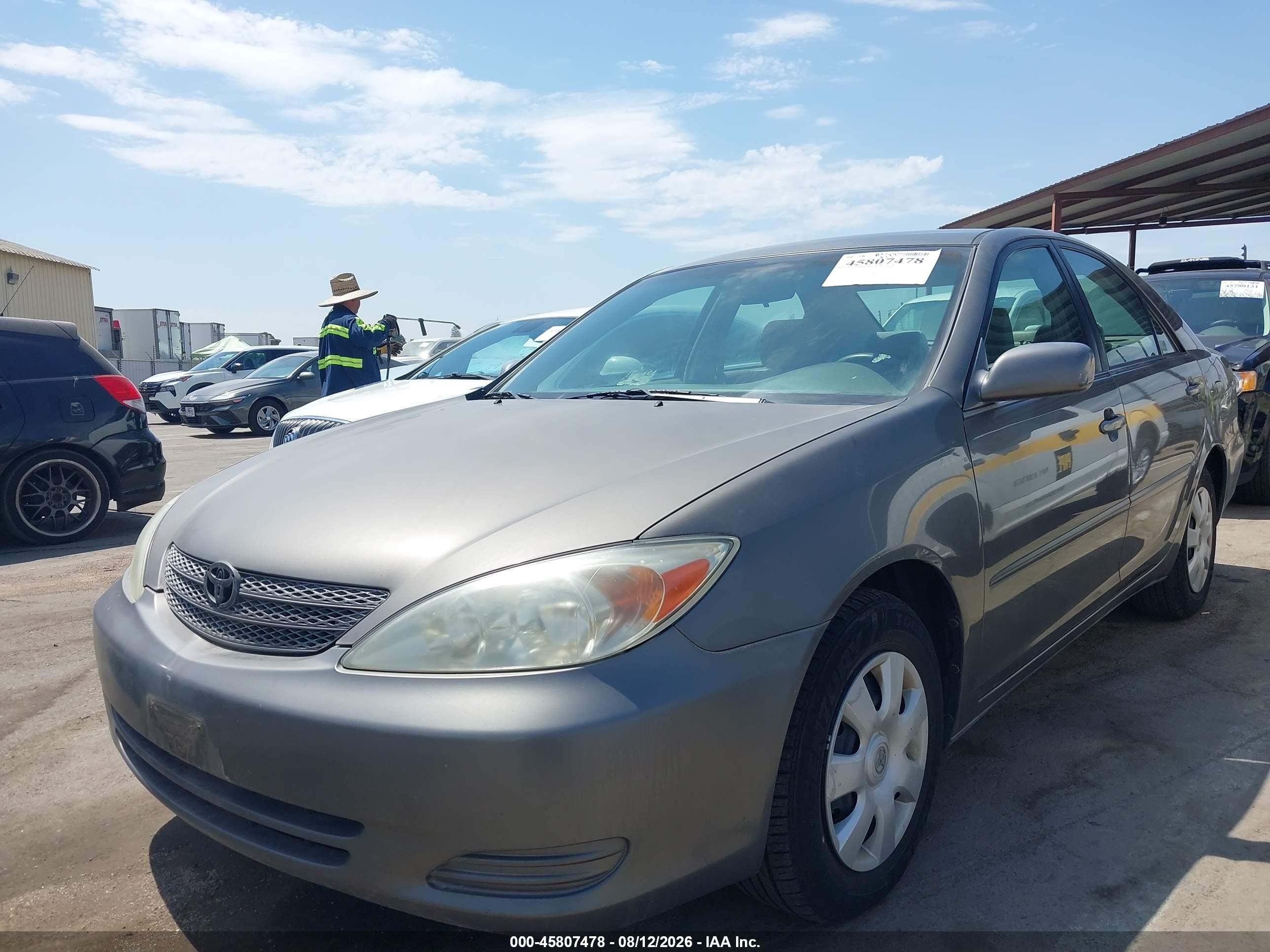 2003 Toyota Camry Le Gray vin: 4T1BE32KX3U701115