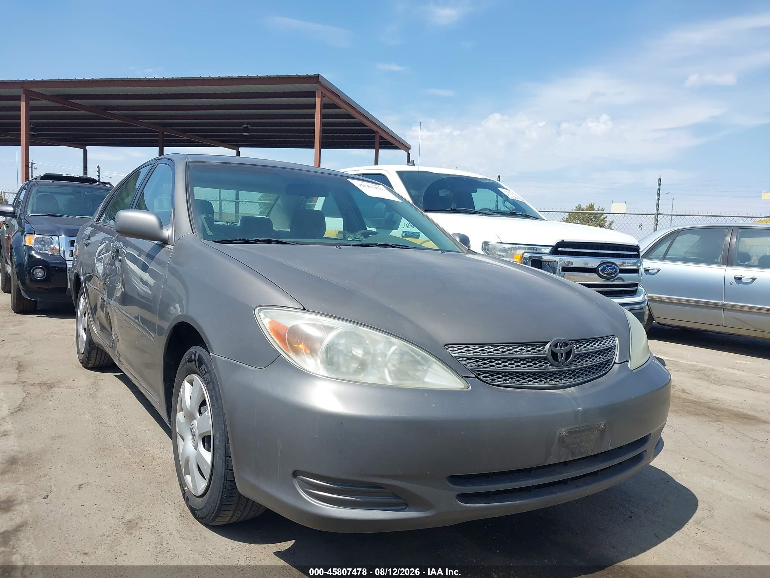 2003 Toyota Camry Le Gray vin: 4T1BE32KX3U701115