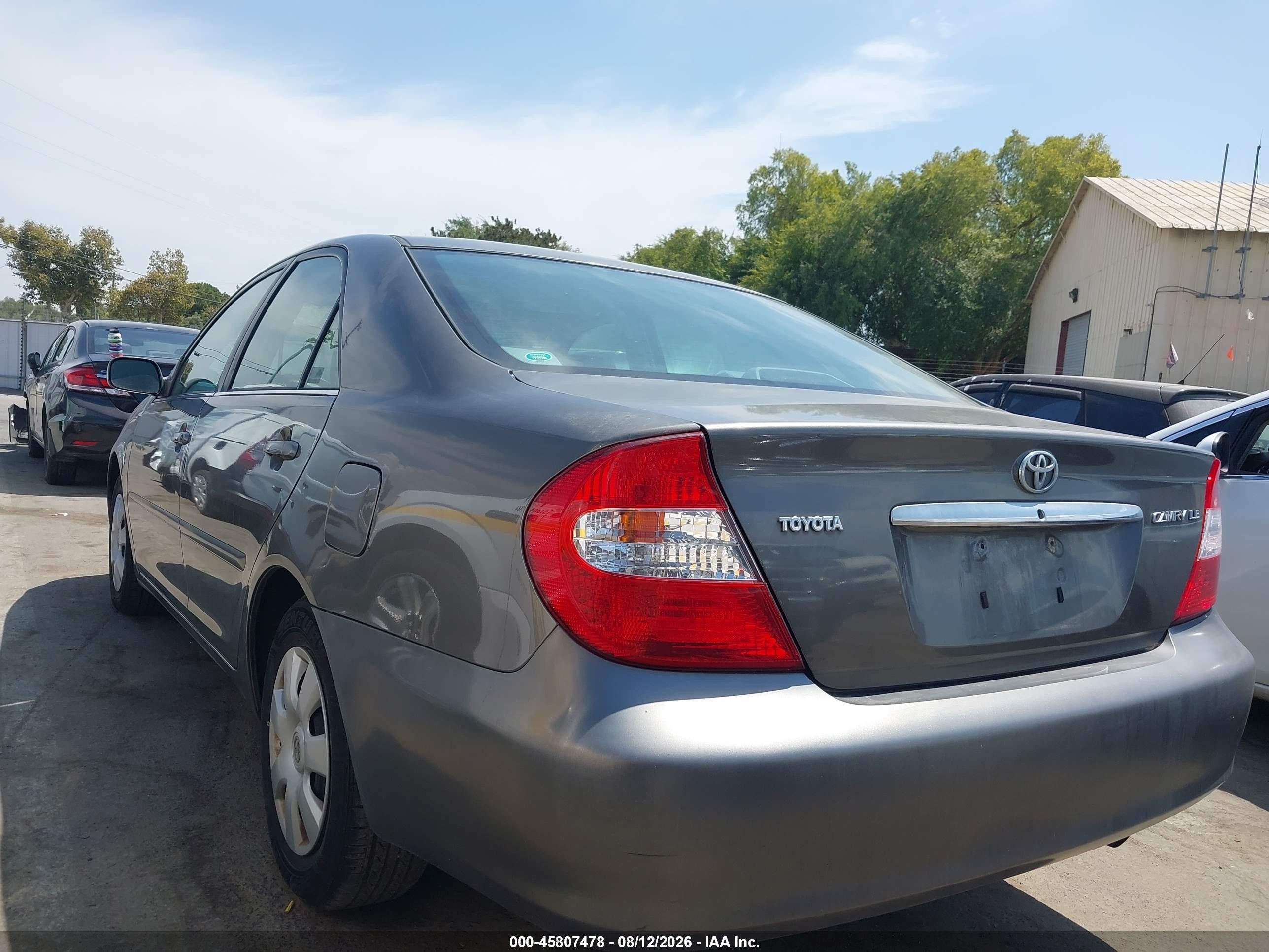 2003 Toyota Camry Le Gray vin: 4T1BE32KX3U701115