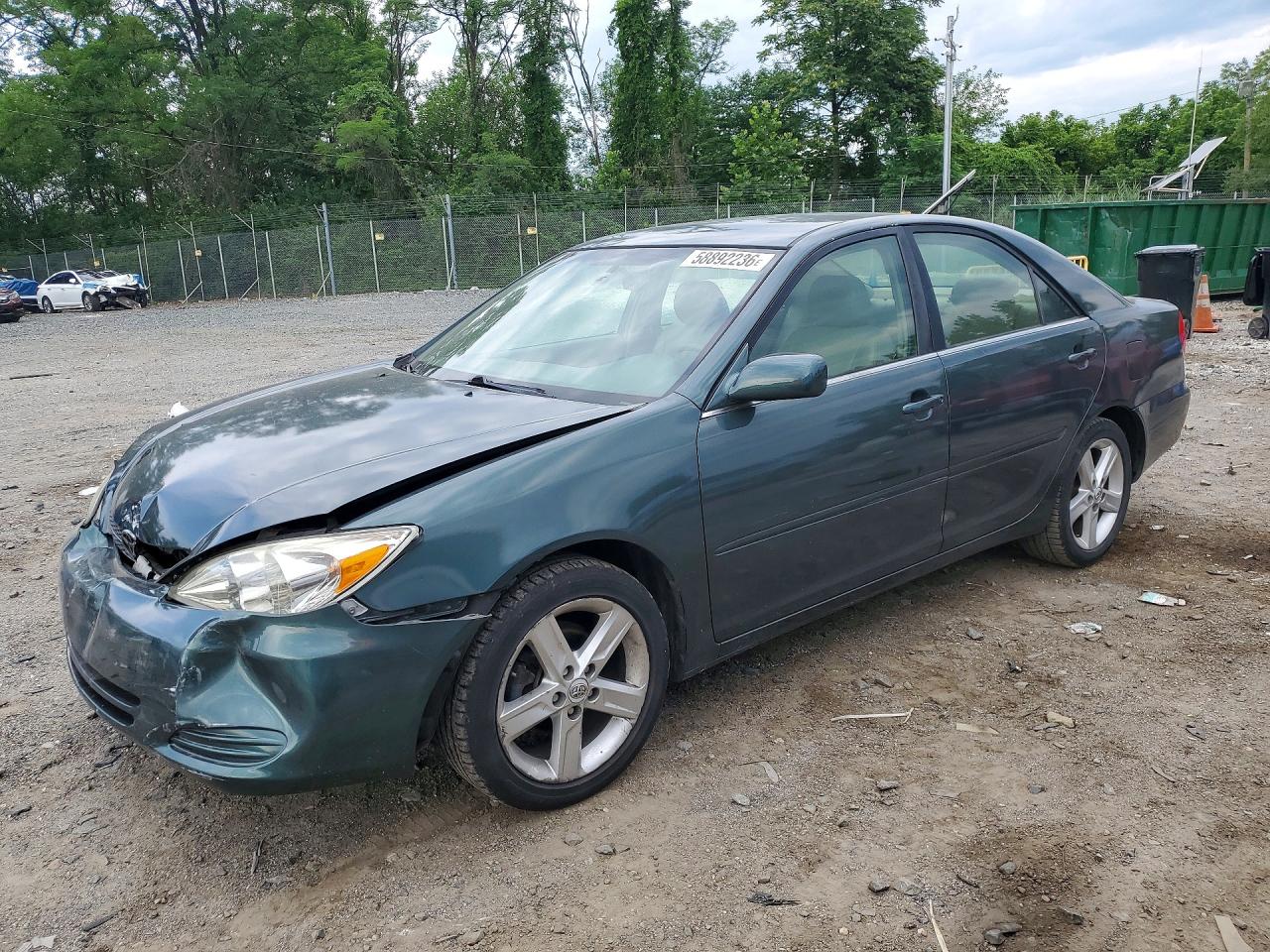 2003 Toyota Camry Le Зеленый vin: 4T1BE32KX3U741419