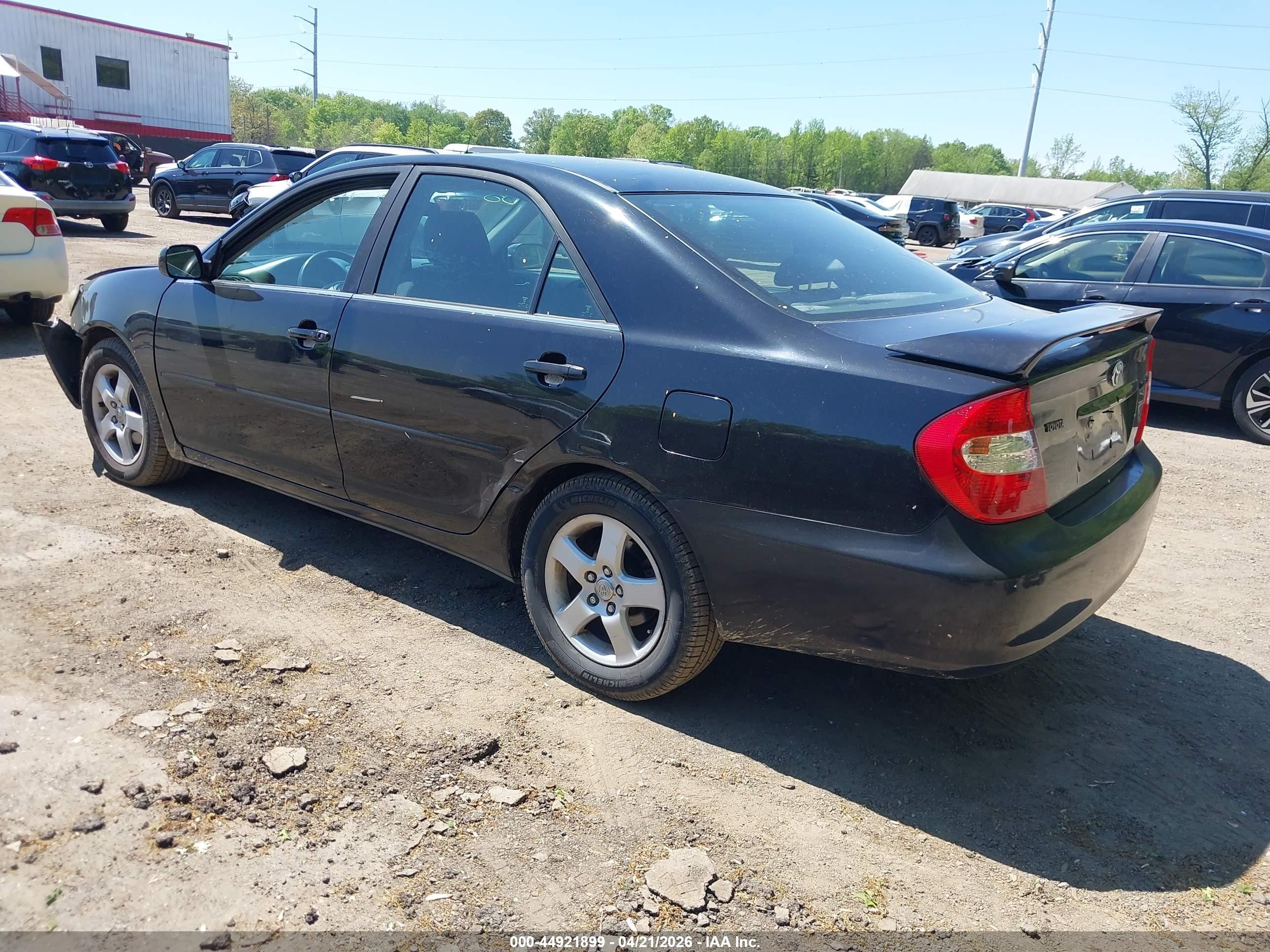 2004 Toyota Camry Se Black vin: 4T1BE32KX4U269224