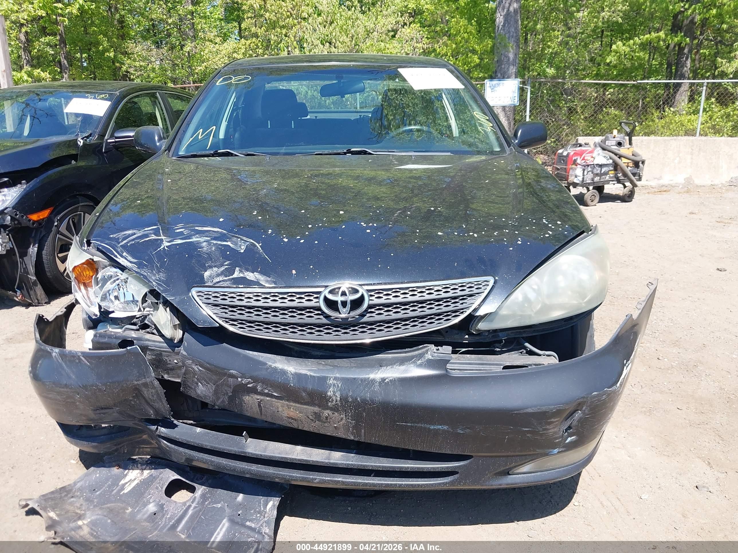 2004 Toyota Camry Se Black vin: 4T1BE32KX4U269224