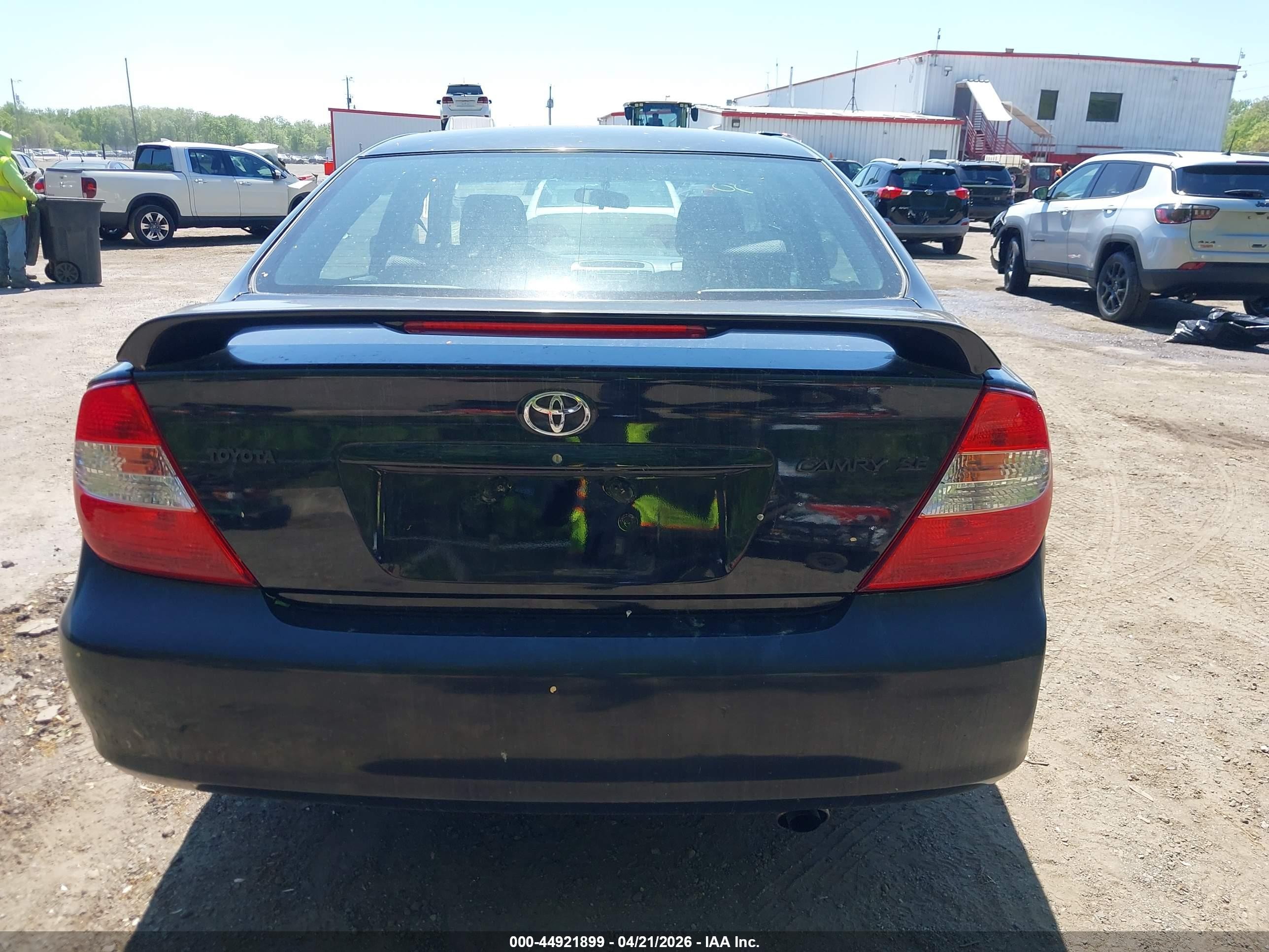 2004 Toyota Camry Se Black vin: 4T1BE32KX4U269224