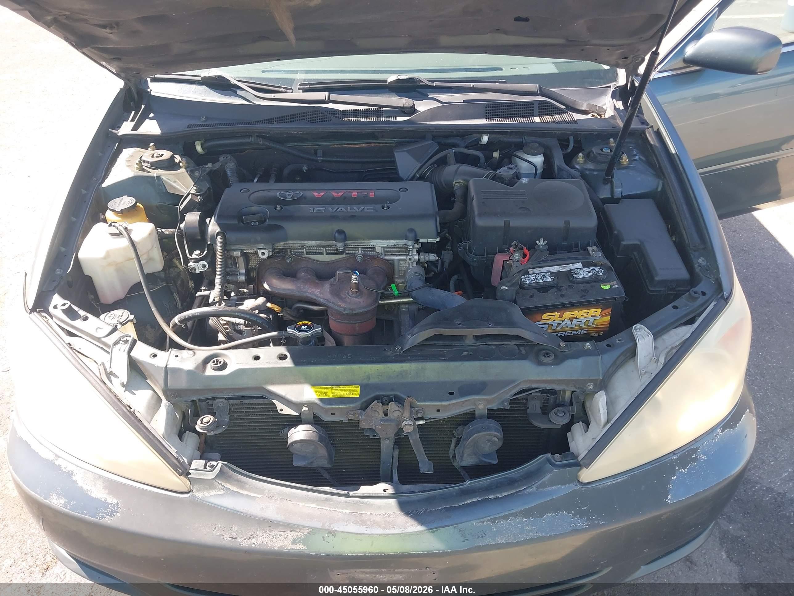 2004 Toyota Camry Le Зеленый vin: 4T1BE32KX4U271183