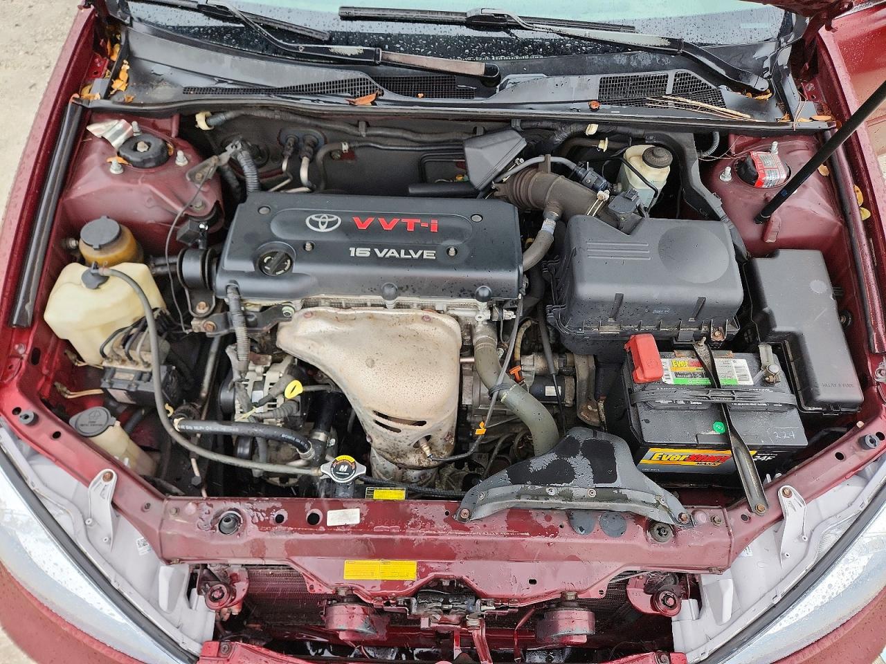 2004 Toyota Camry Xle Red vin: 4T1BE32KX4U282023