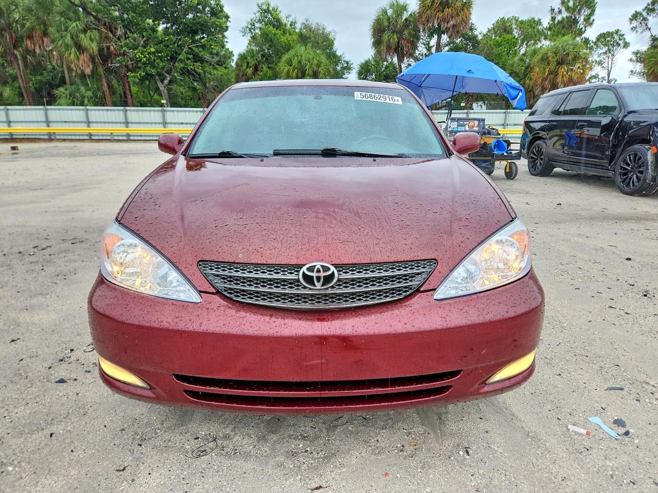 2004 Toyota Camry Xle Red vin: 4T1BE32KX4U282023