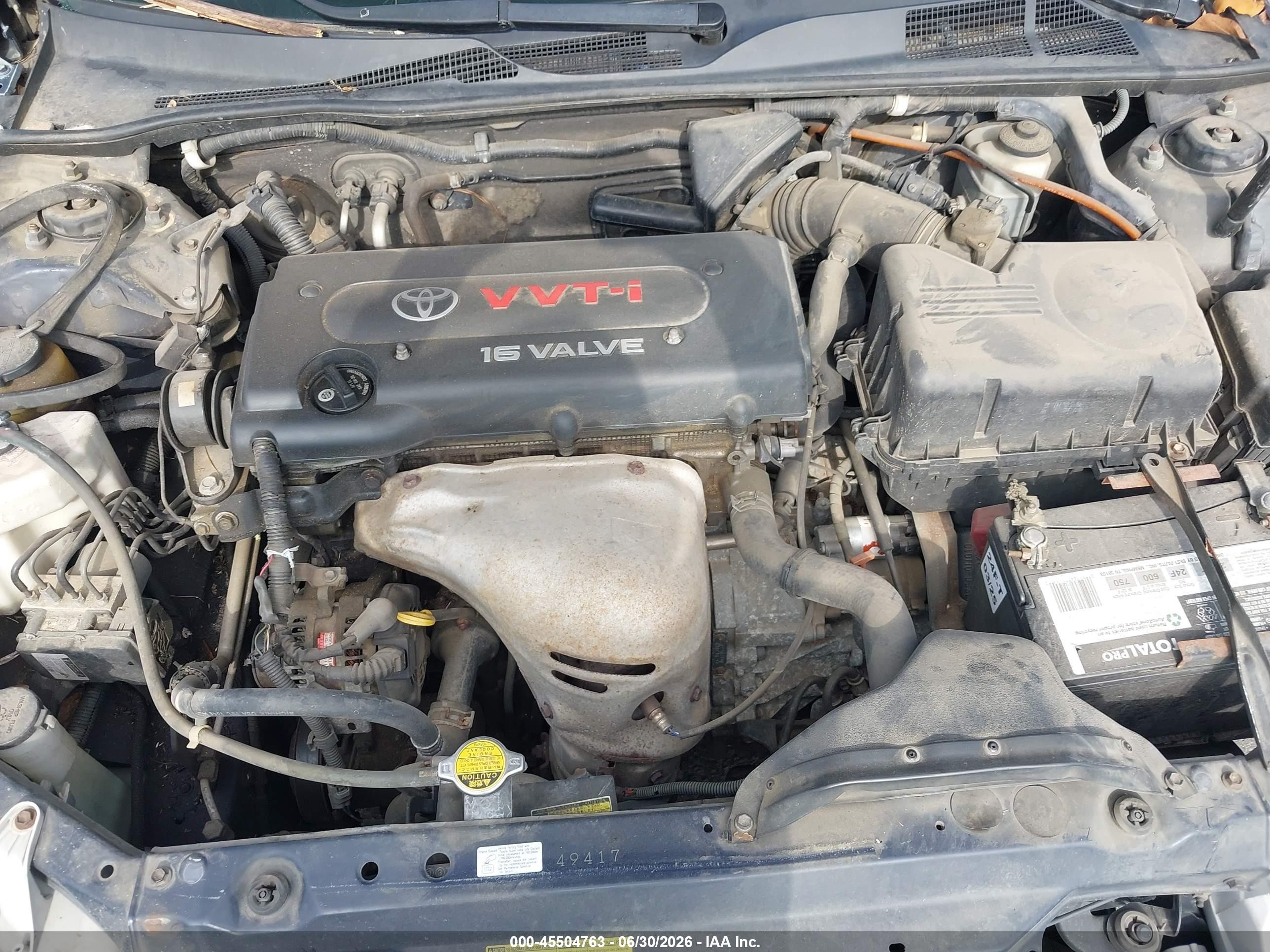 2004 Toyota Camry Le Blue vin: 4T1BE32KX4U314842