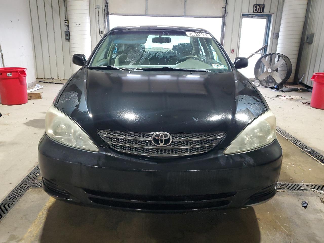 2004 Toyota Camry Le Black vin: 4T1BE32KX4U331821 Damage: Left Head Lamp, Faded, Repair Required