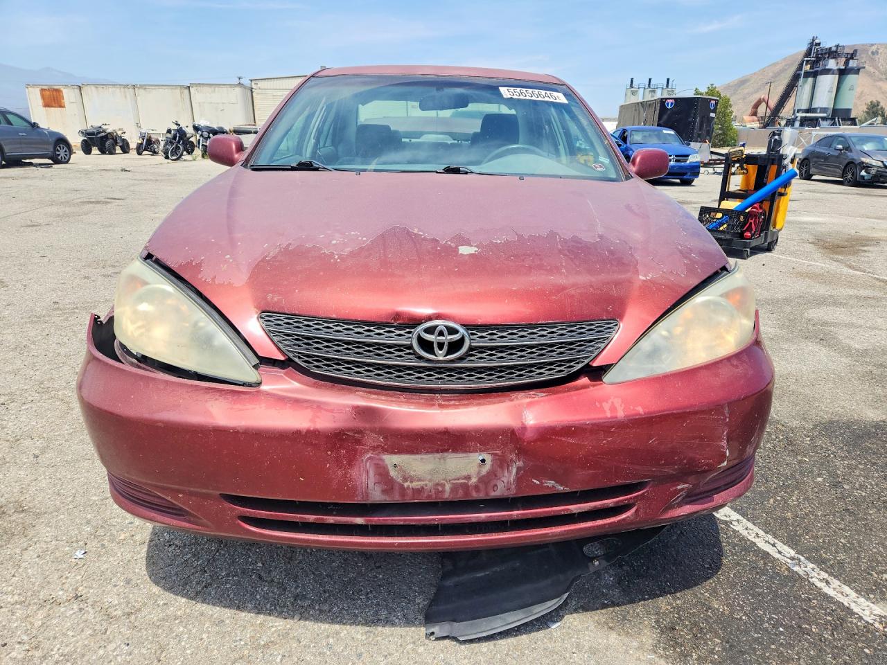 2004 Toyota Camry Le Burgundy vin: 4T1BE32KX4U350935