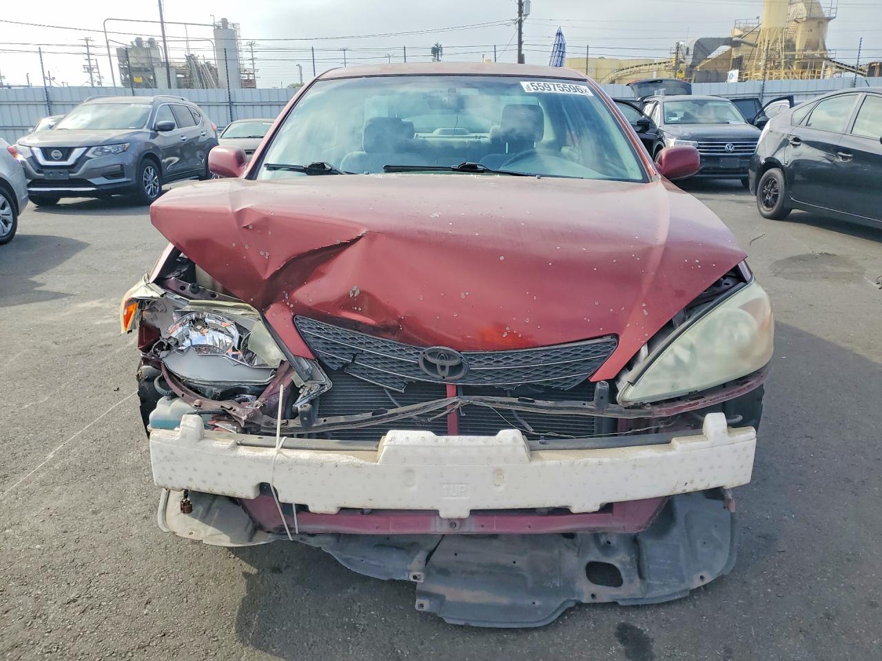 2004 Toyota Camry Le Бордовый vin: 4T1BE32KX4U369100