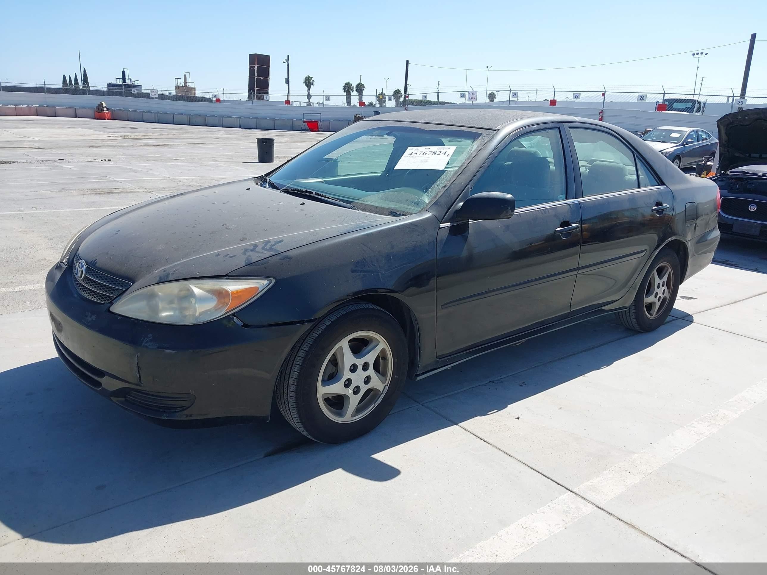 2004 Toyota Camry Le Black vin: 4T1BE32KX4U374491