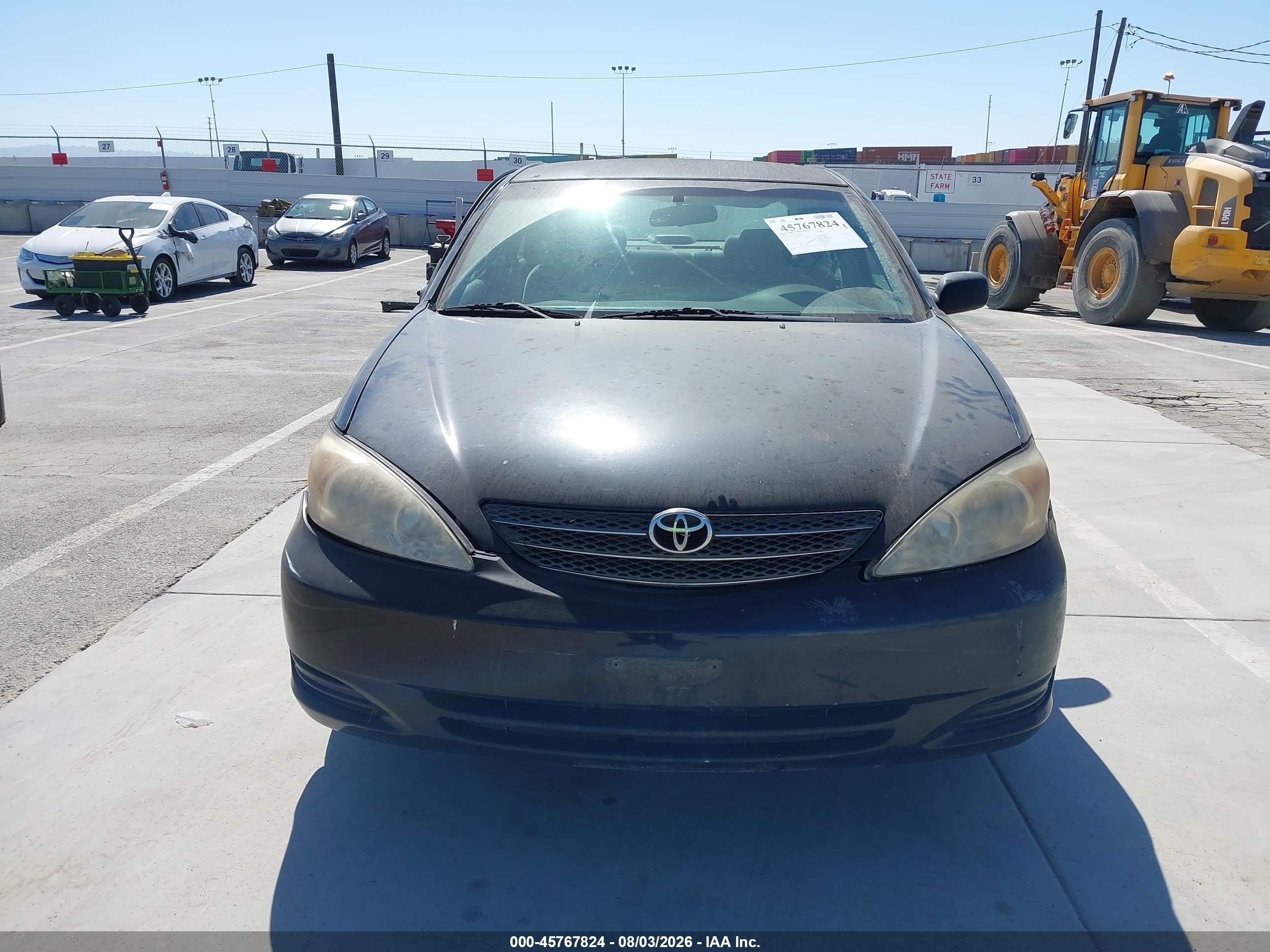 2004 Toyota Camry Le Black vin: 4T1BE32KX4U374491