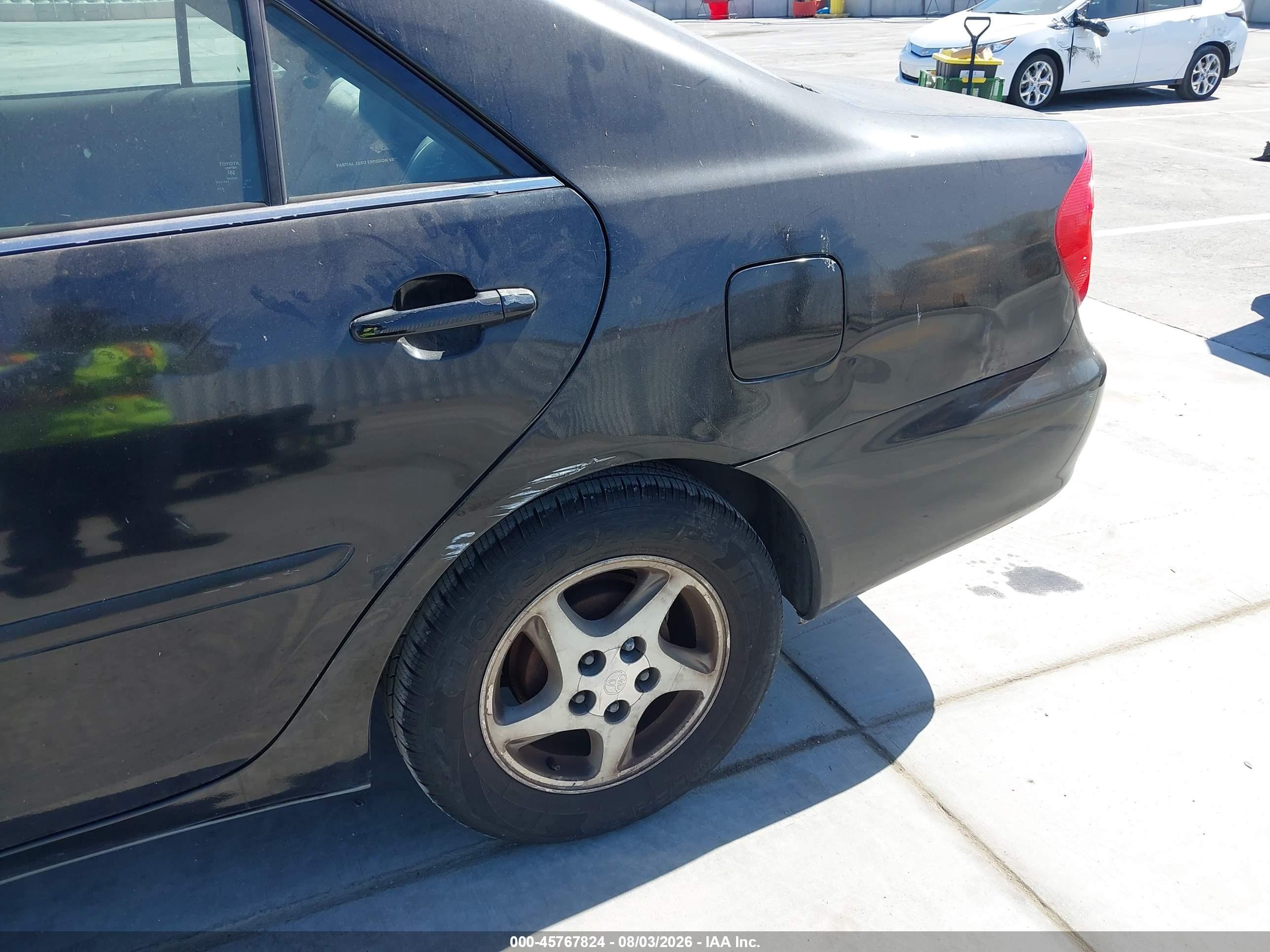 2004 Toyota Camry Le Black vin: 4T1BE32KX4U374491