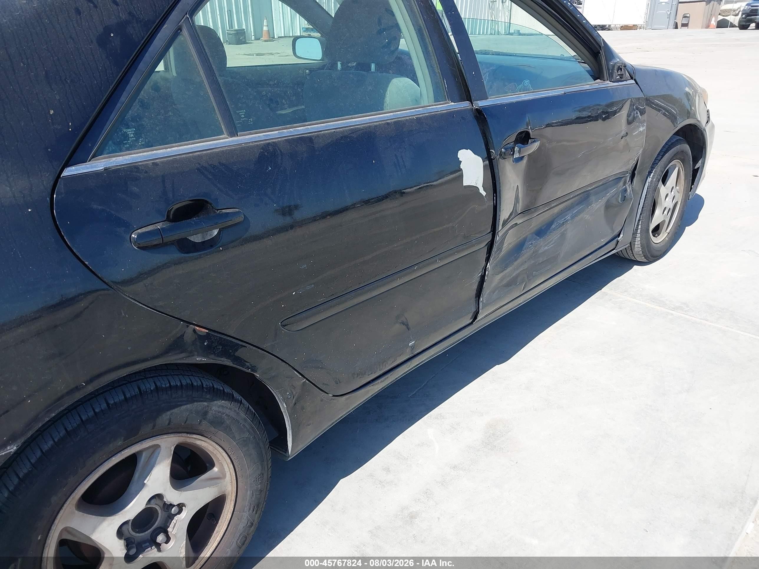 2004 Toyota Camry Le Black vin: 4T1BE32KX4U374491