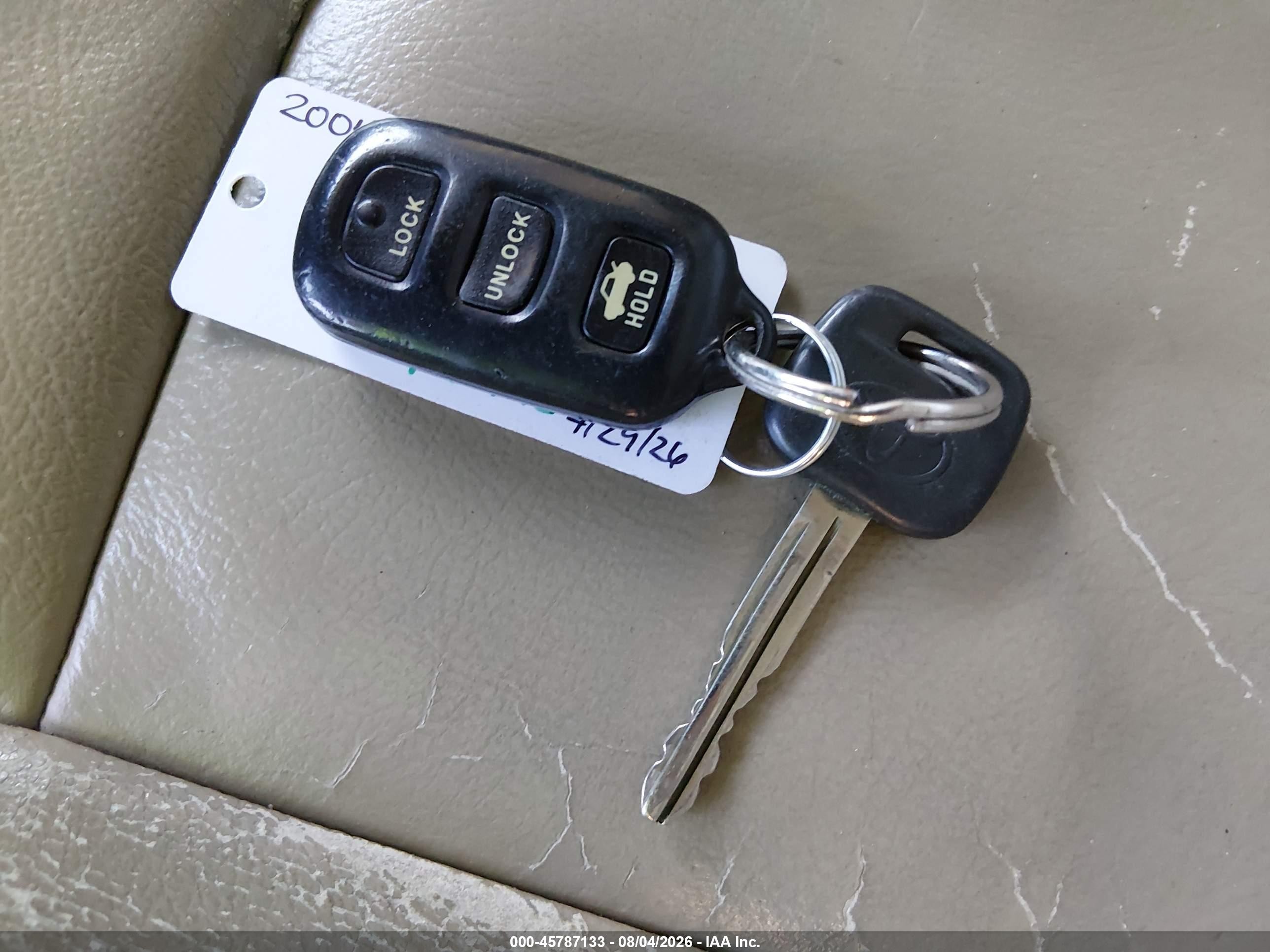 2004 Toyota Camry Le Золотой vin: 4T1BE32KX4U831414