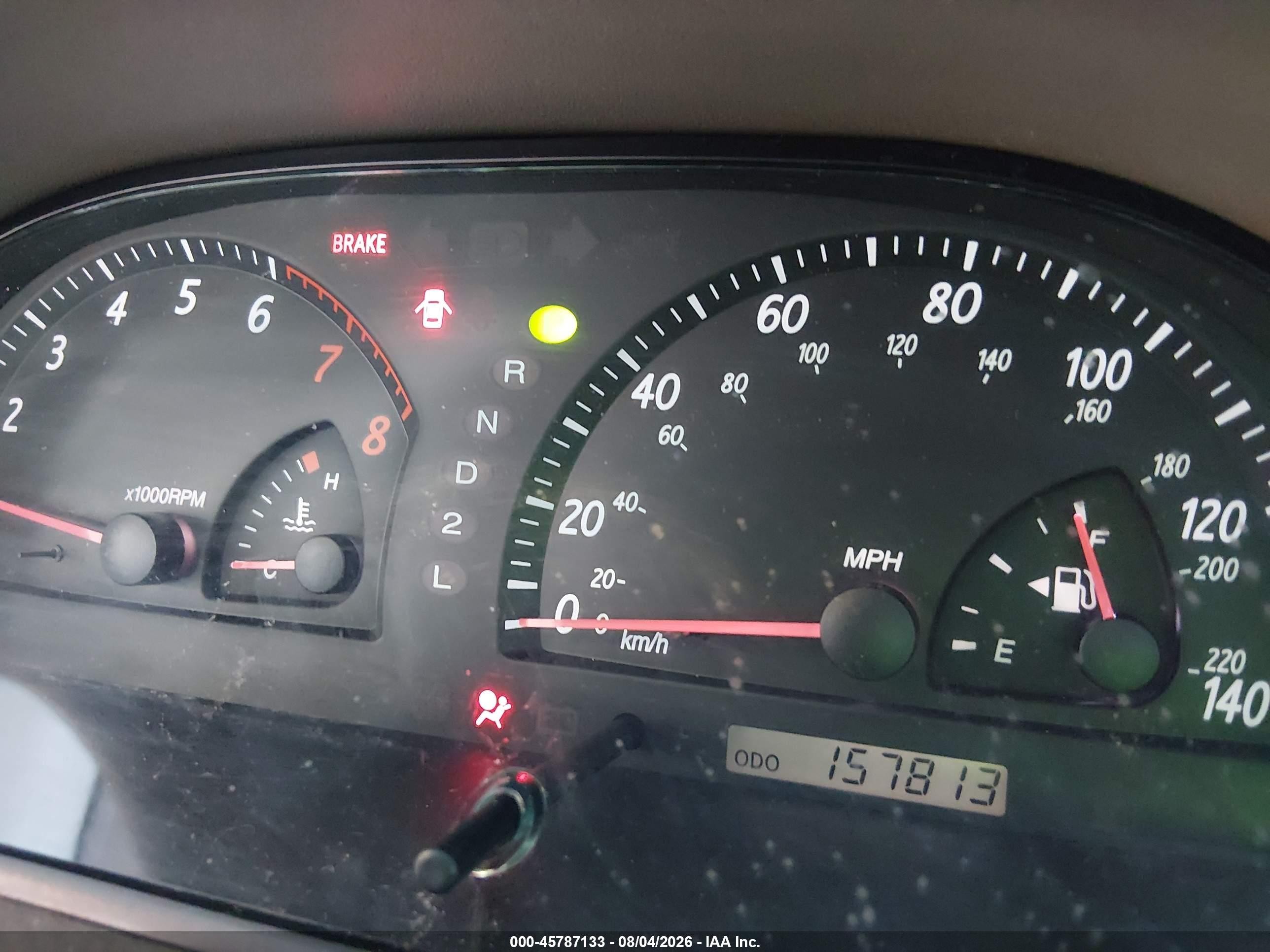2004 Toyota Camry Le Золотой vin: 4T1BE32KX4U831414