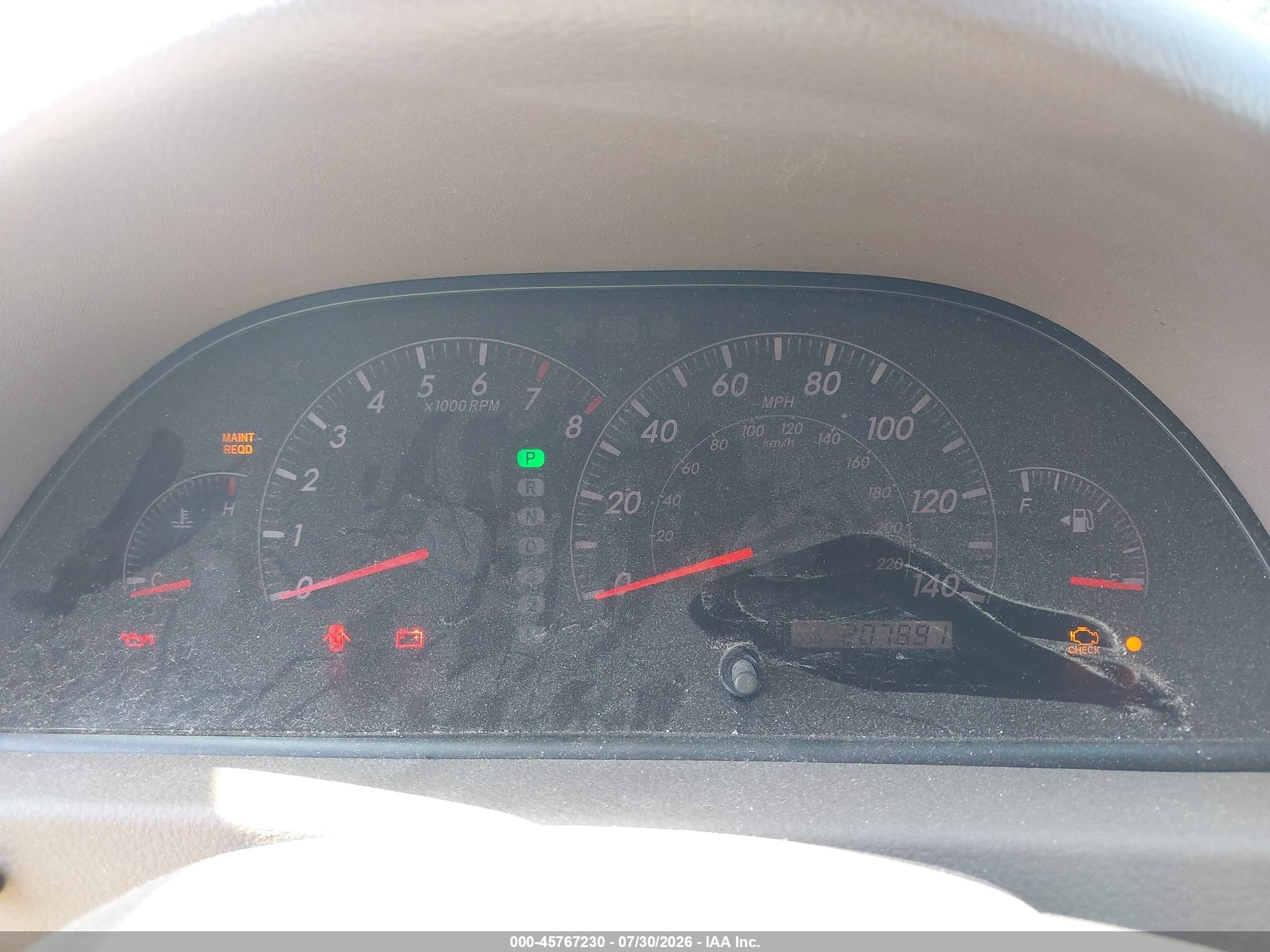 2005 Toyota Camry Le Tan vin: 4T1BE32KX5U032542