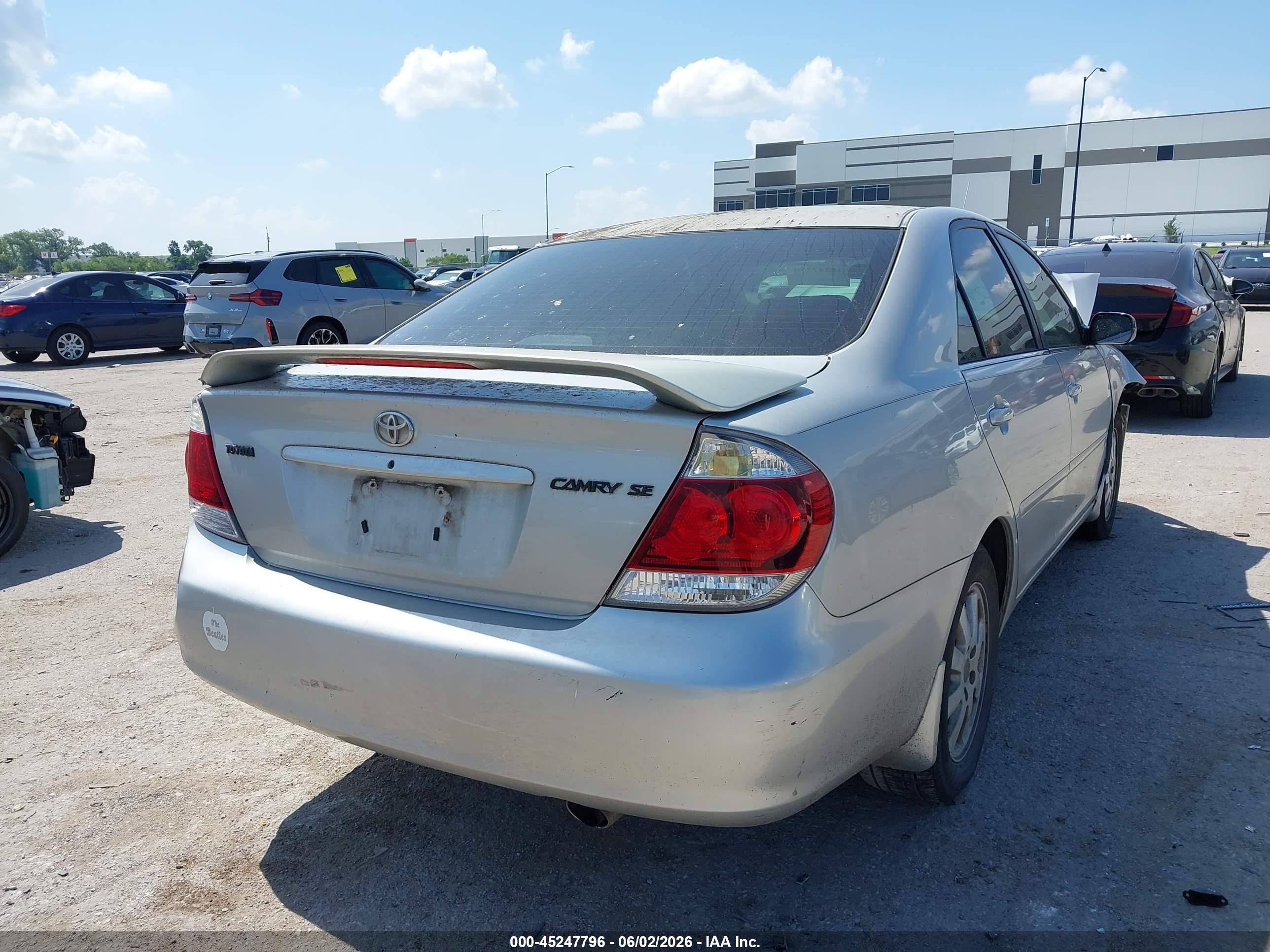 2005 Toyota Camry Se Серебряный vin: 4T1BE32KX5U074791