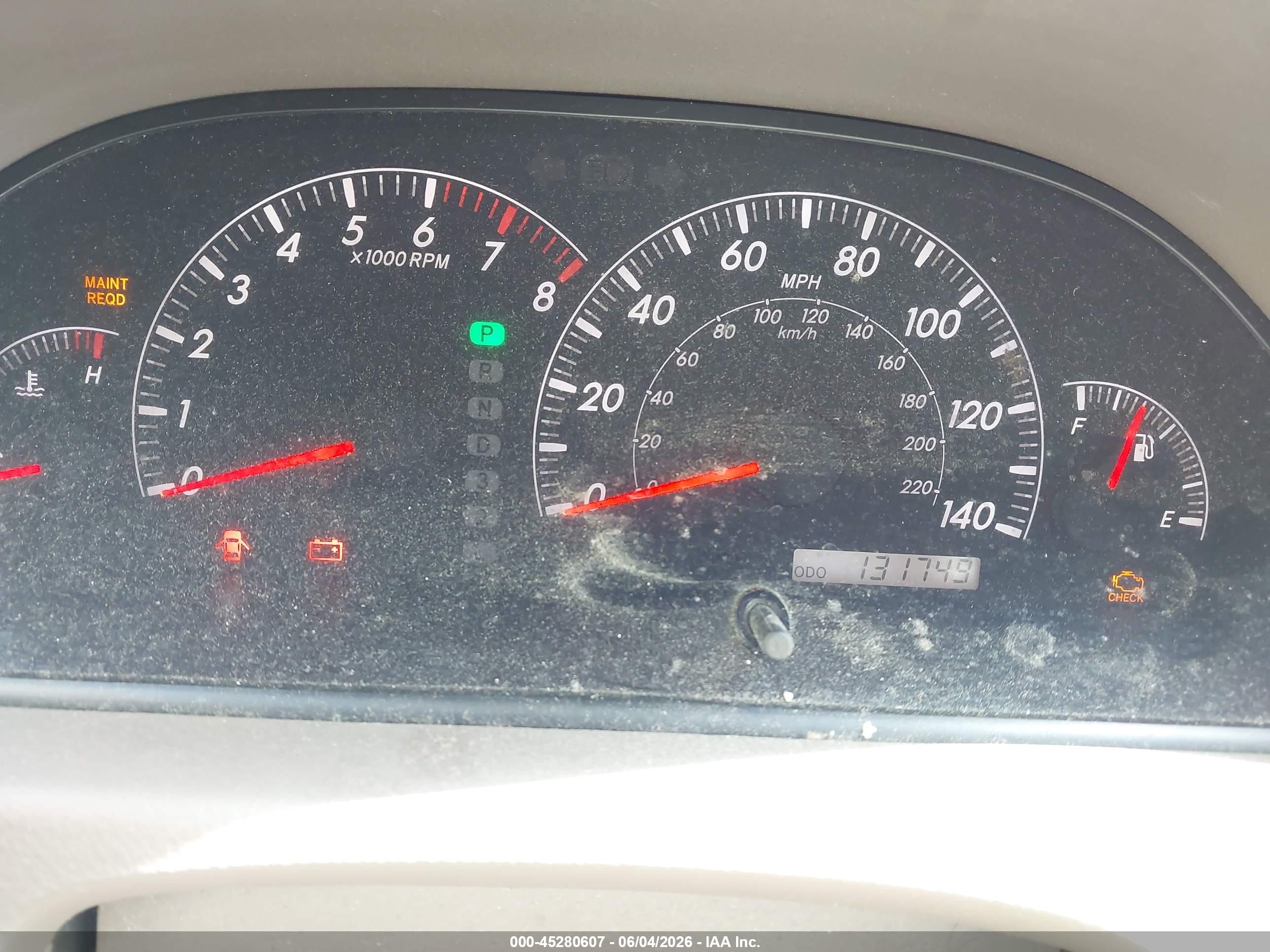 2005 Toyota Camry Le Green vin: 4T1BE32KX5U077559