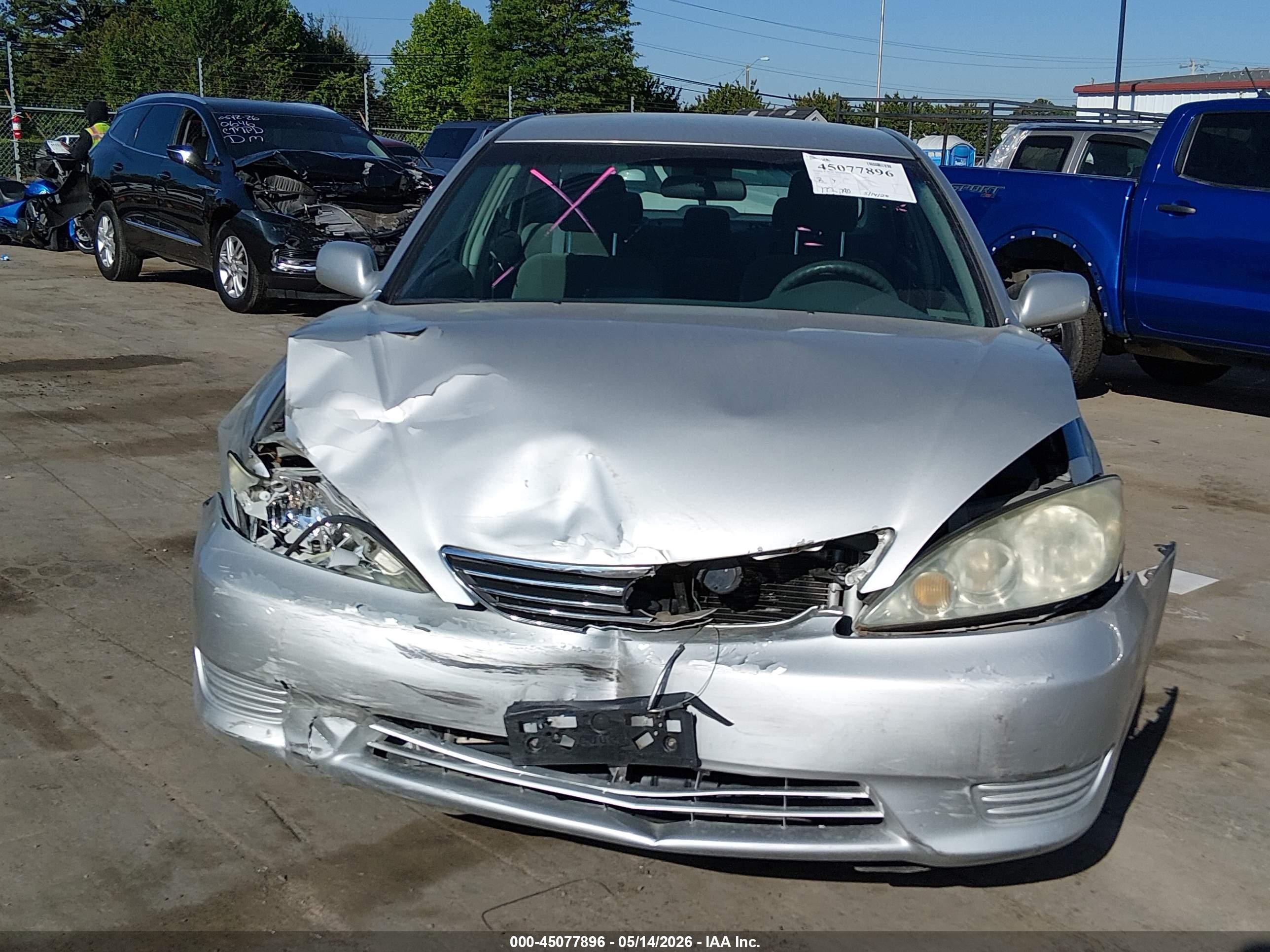2005 Toyota Camry Le Серебряный vin: 4T1BE32KX5U078923