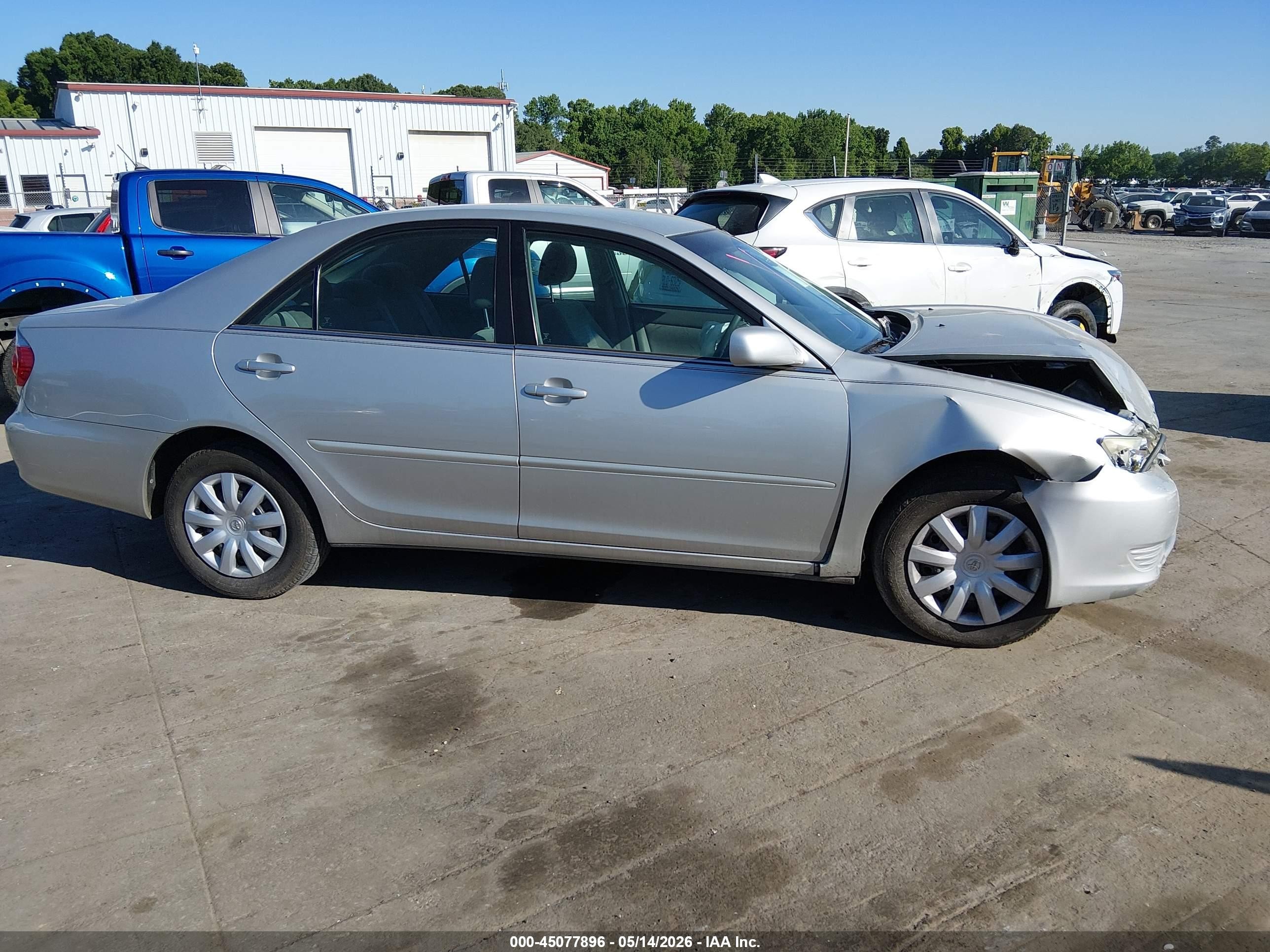 2005 Toyota Camry Le Серебряный vin: 4T1BE32KX5U078923