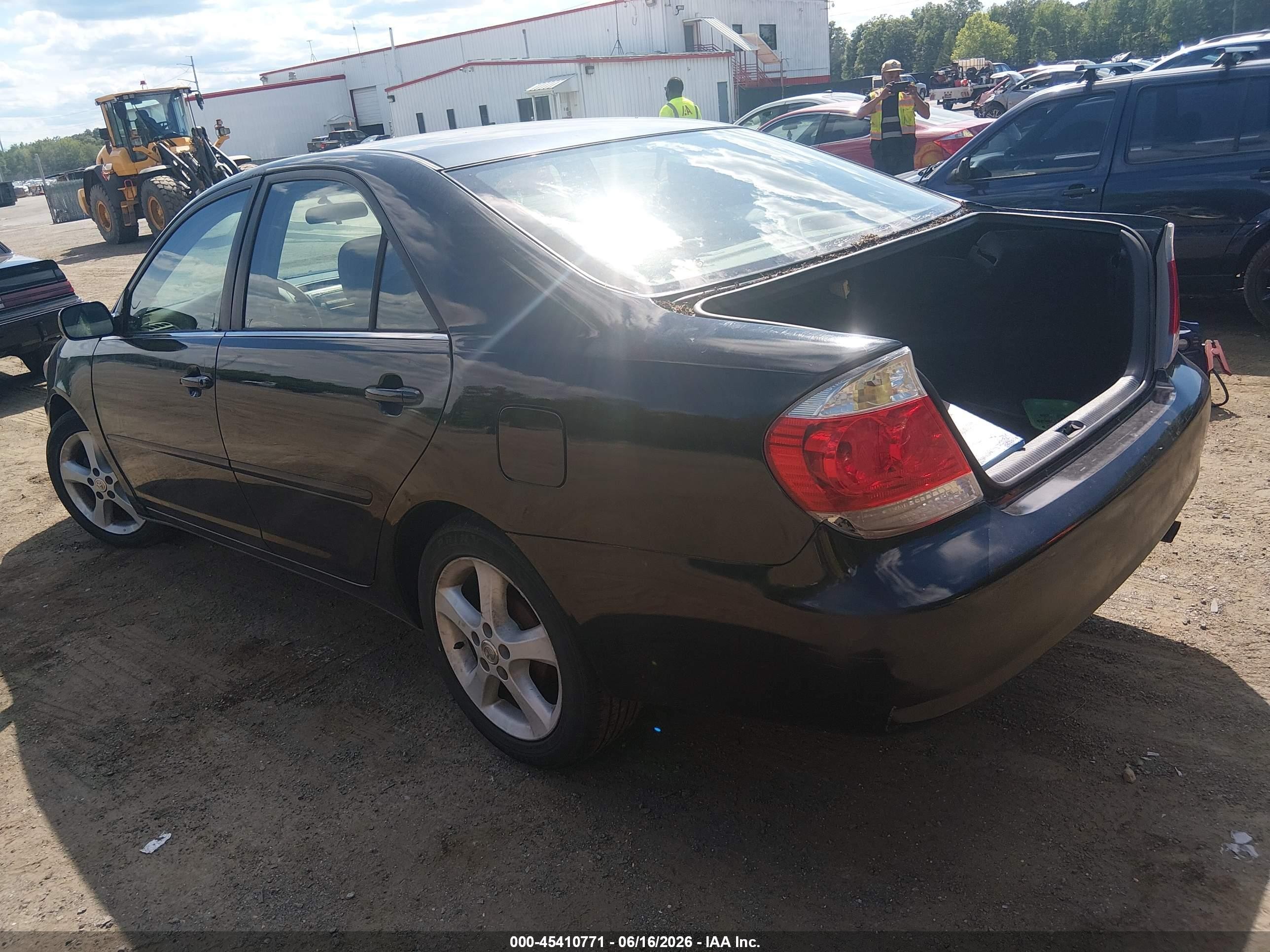 2005 Toyota Camry Std Black vin: 4T1BE32KX5U086178