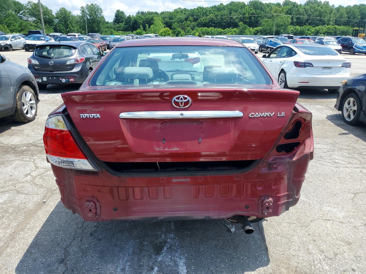 2005 Toyota Camry Red vin: 4T1BE32KX5U092661