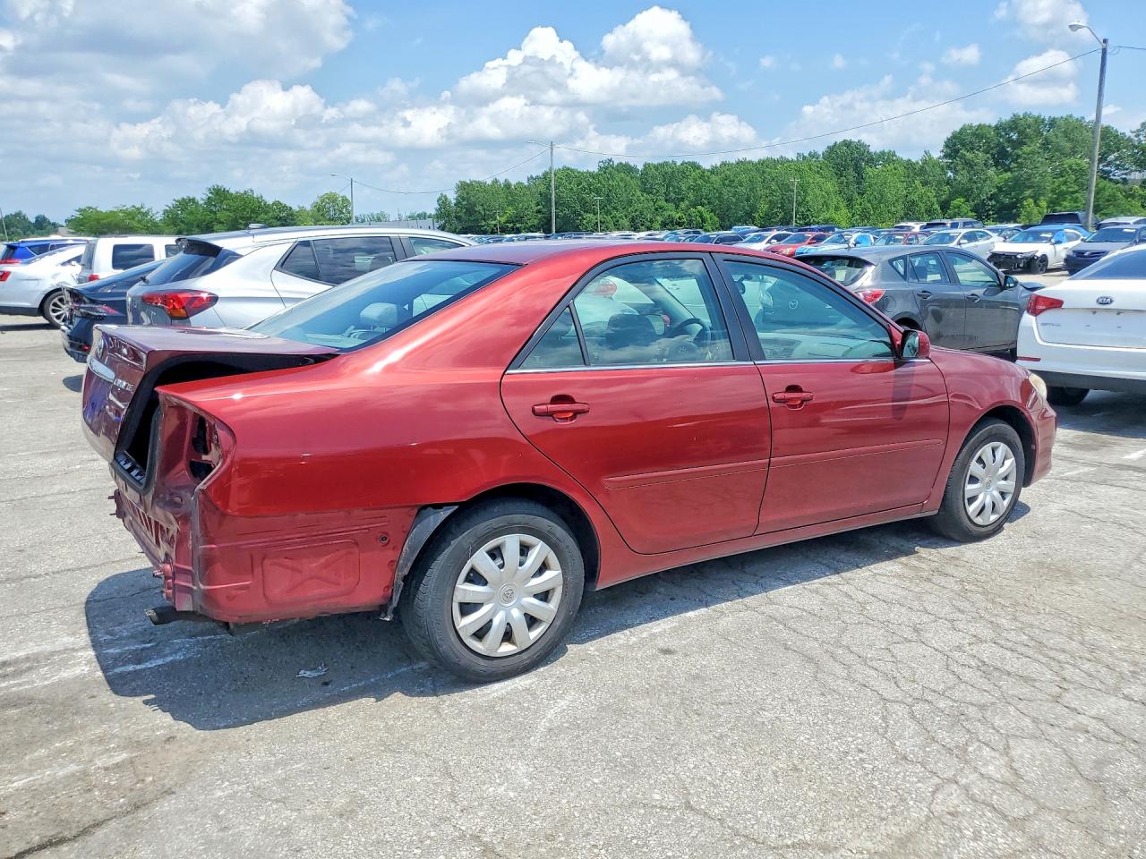 2005 Toyota Camry Red vin: 4T1BE32KX5U092661