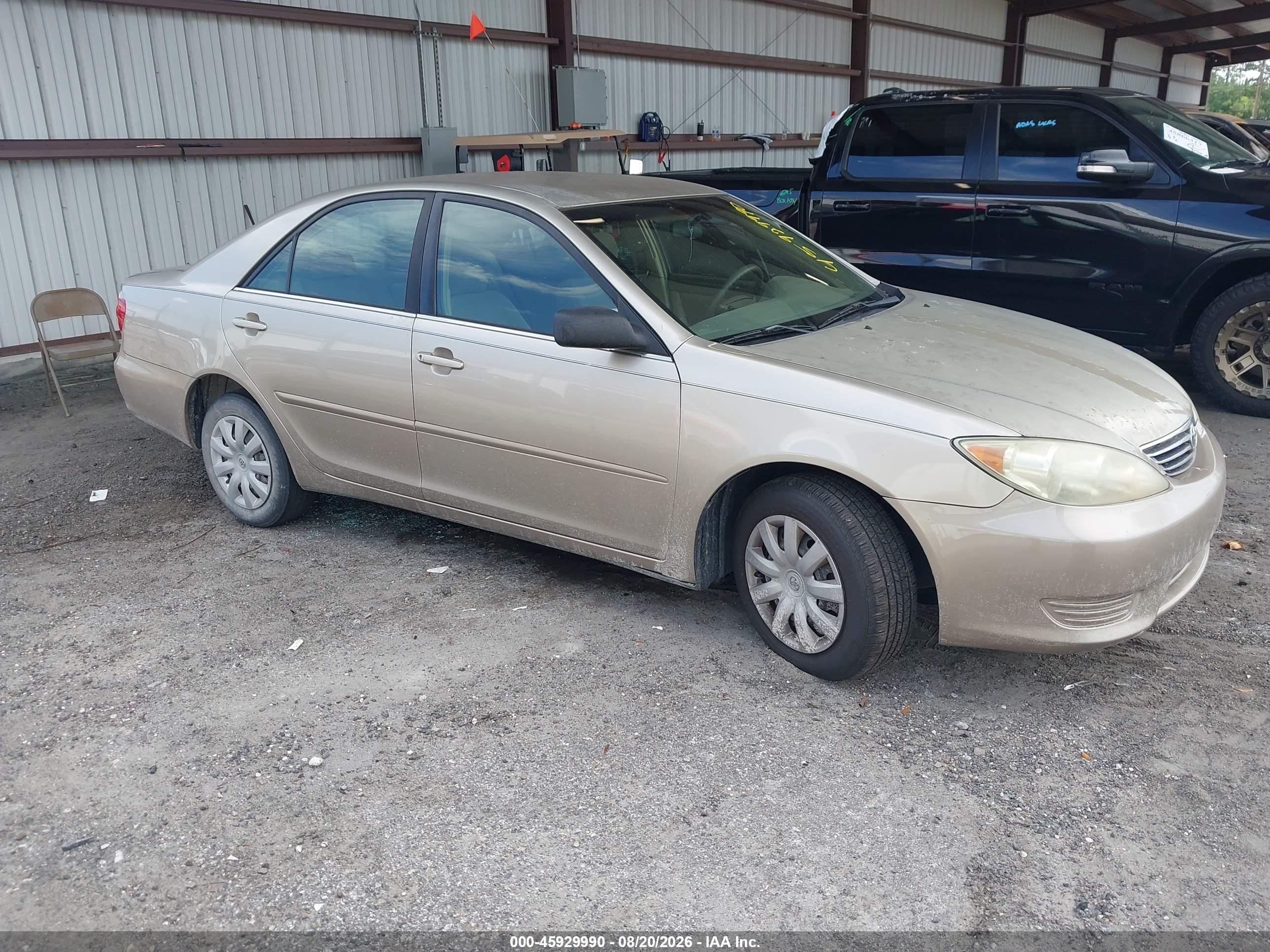 2005 Toyota Camry Std Champagne vin: 4T1BE32KX5U403912
