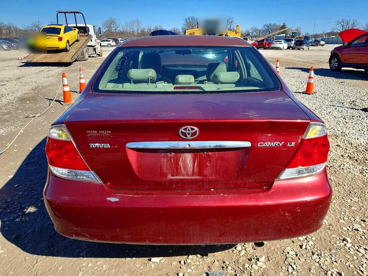 2005 Toyota Camry Le Бордовый vin: 4T1BE32KX5U407202