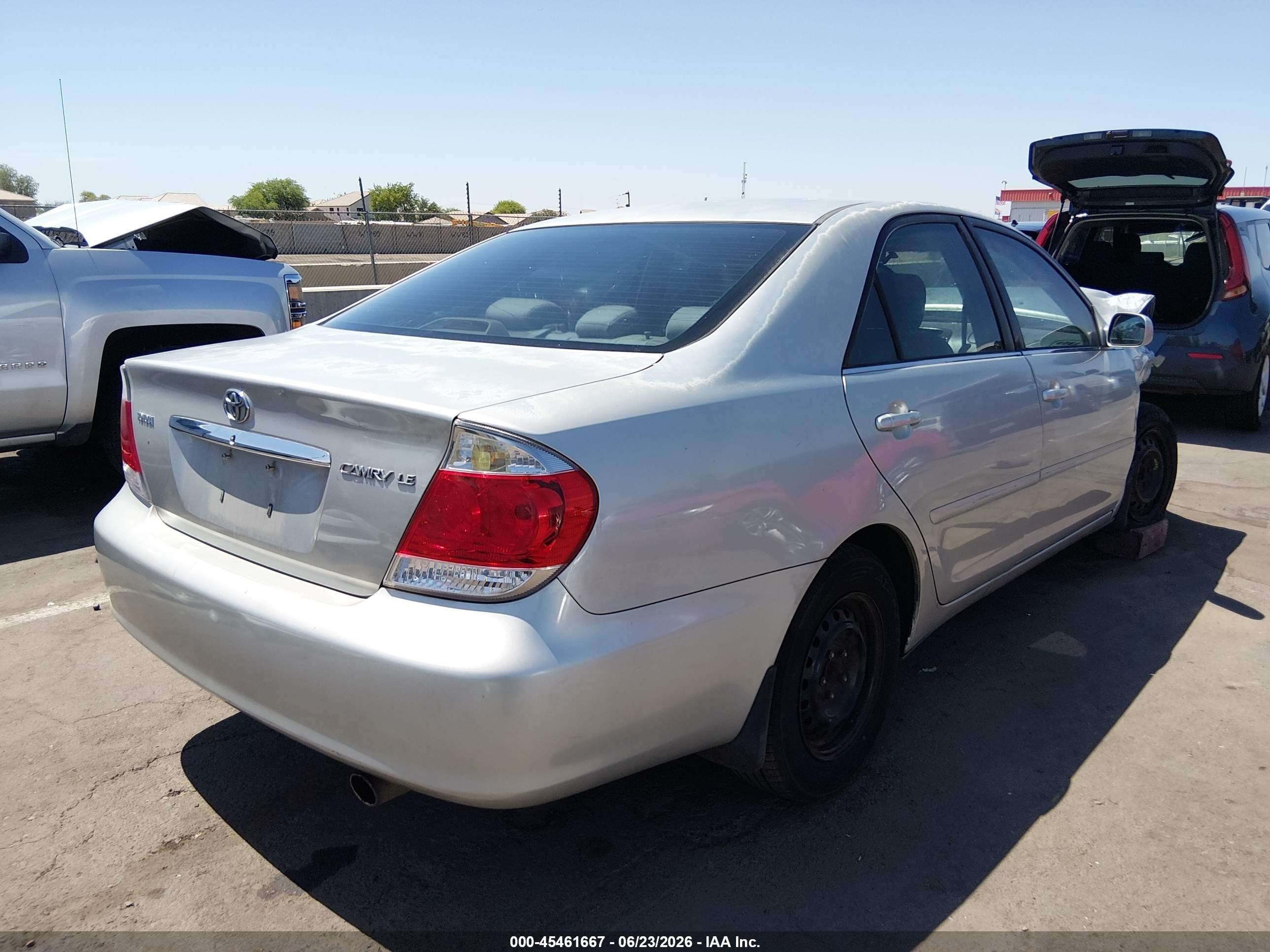 2005 Toyota Camry Le/se/std/xle Silver vin: 4T1BE32KX5U422234
