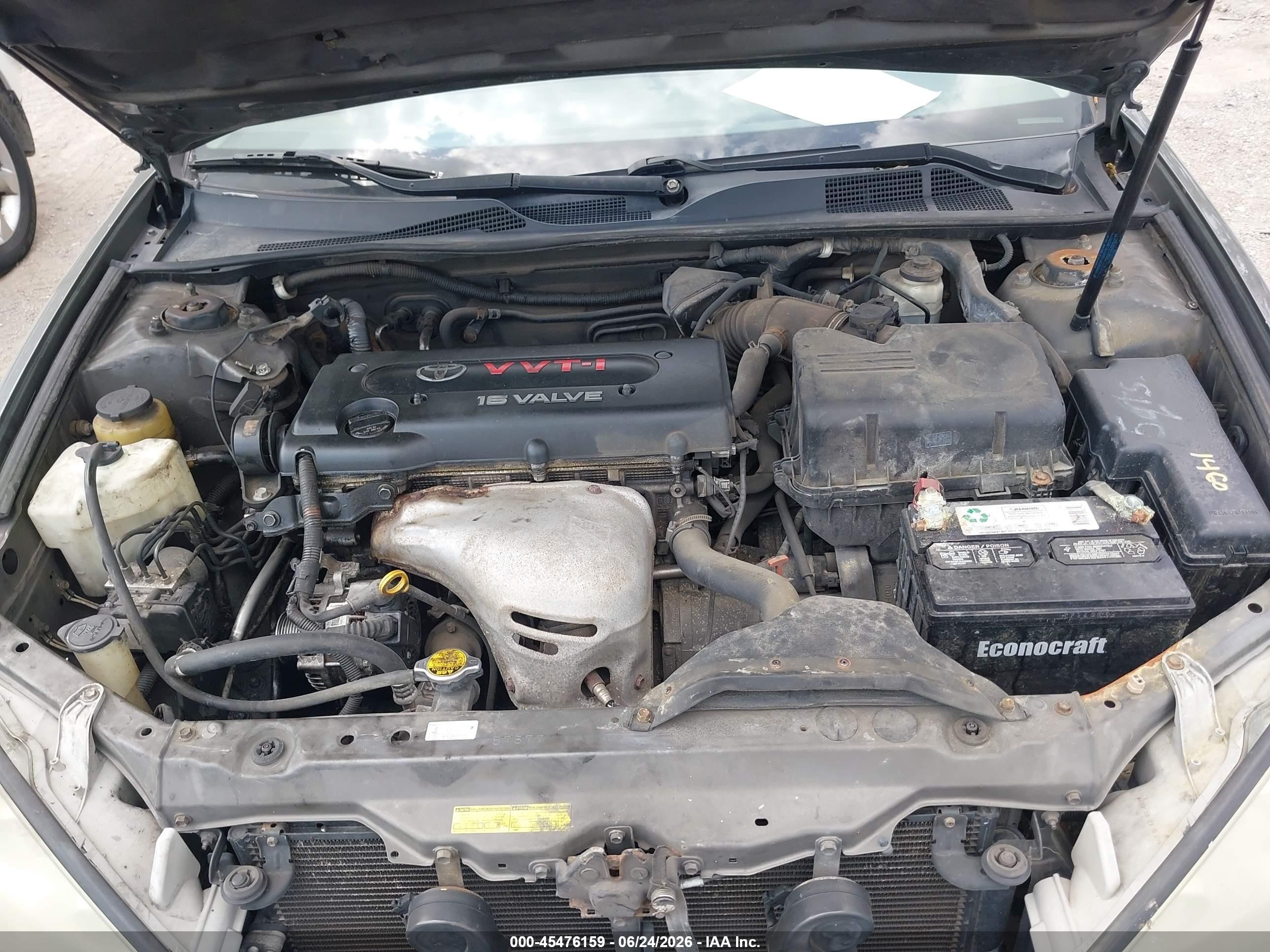 2005 Toyota Camry Le Gray vin: 4T1BE32KX5U552885