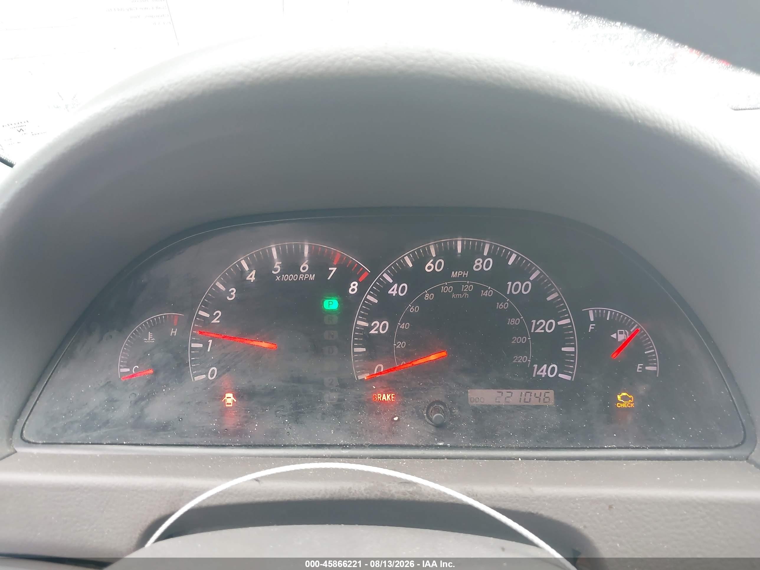 2005 Toyota Camry Le Silver vin: 4T1BE32KX5U558895