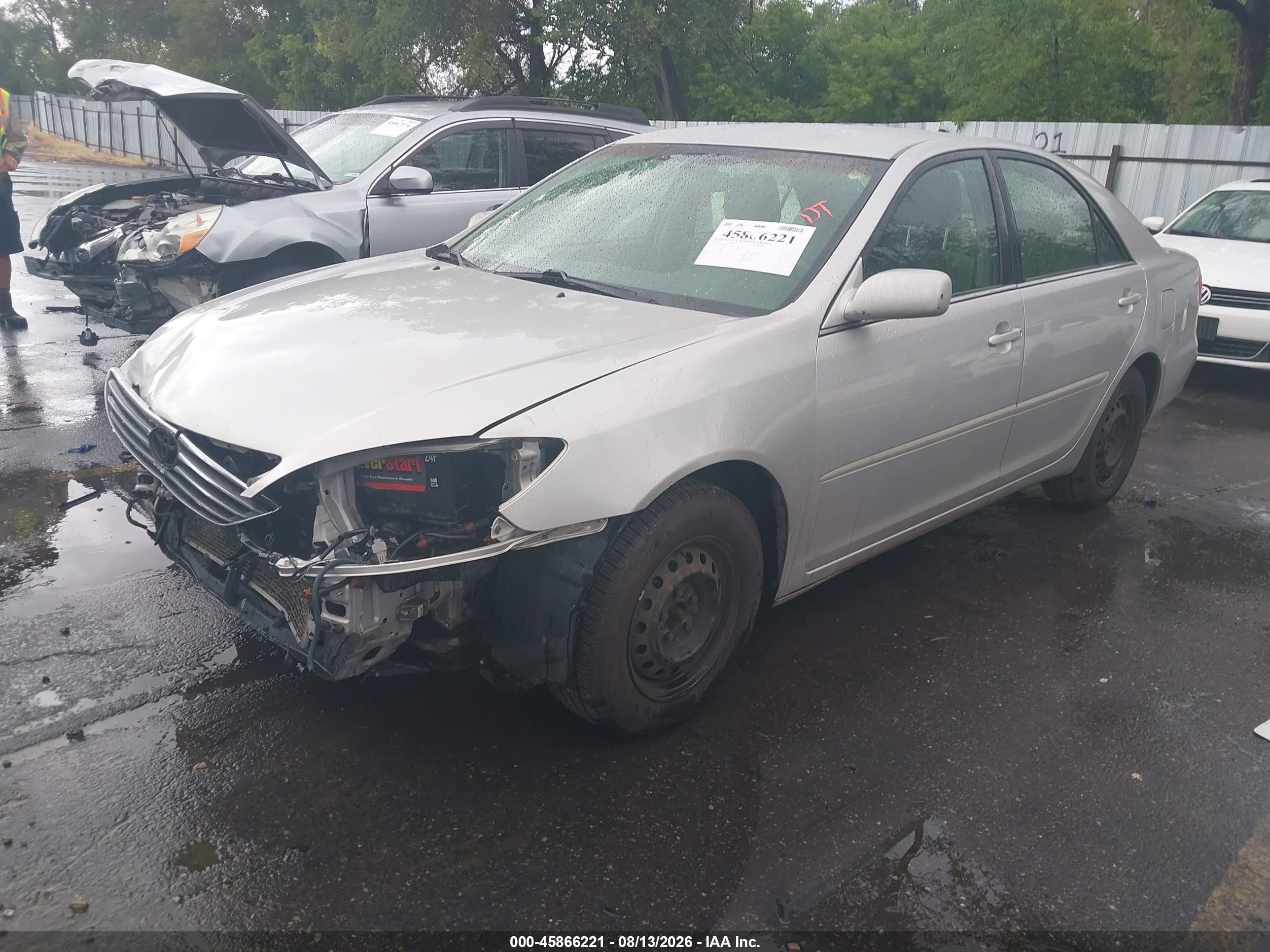 2005 Toyota Camry Le Silver vin: 4T1BE32KX5U558895