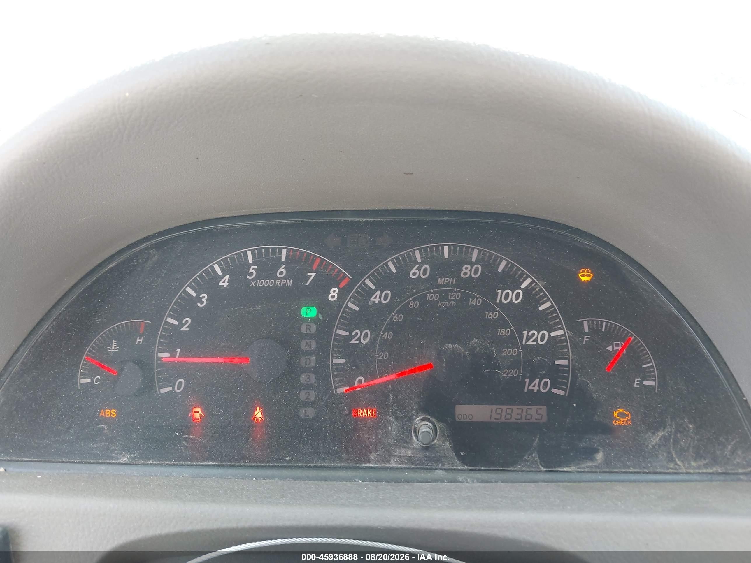 2005 Toyota Camry Le Champagne vin: 4T1BE32KX5U564647