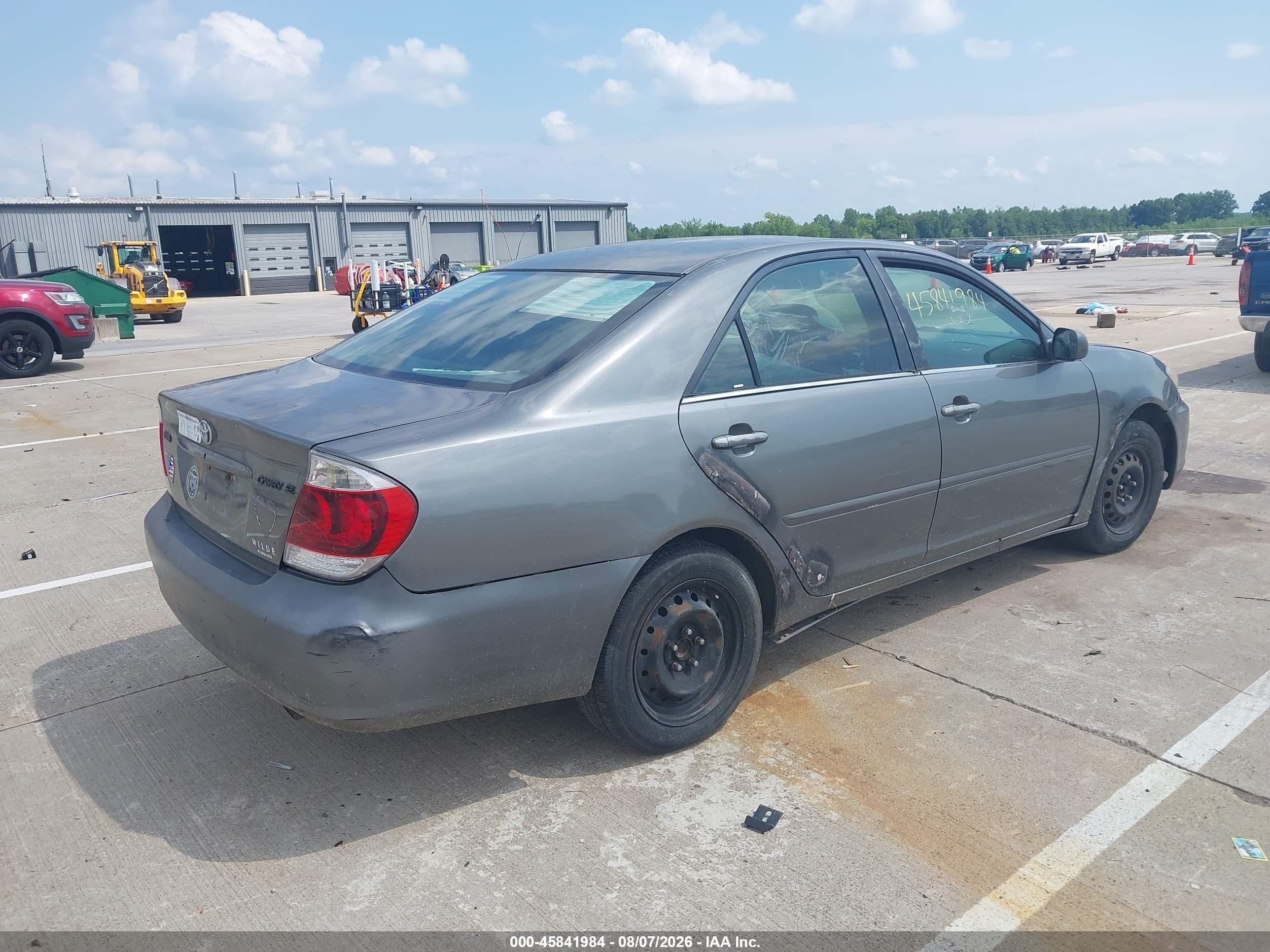 2005 Toyota Camry Se Серый vin: 4T1BE32KX5U591296