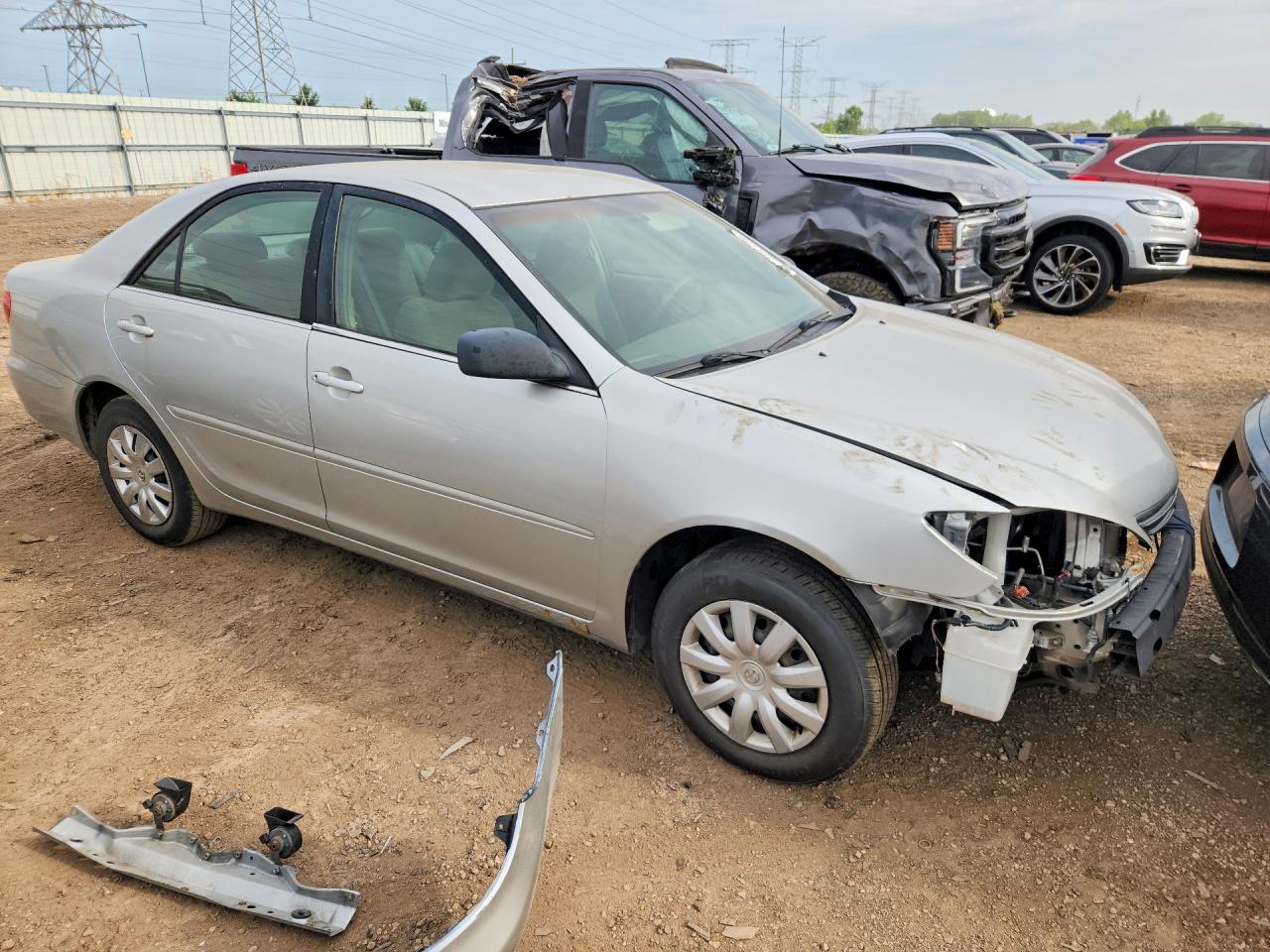2005 Toyota Camry Standard Silver vin: 4T1BE32KX5U602149