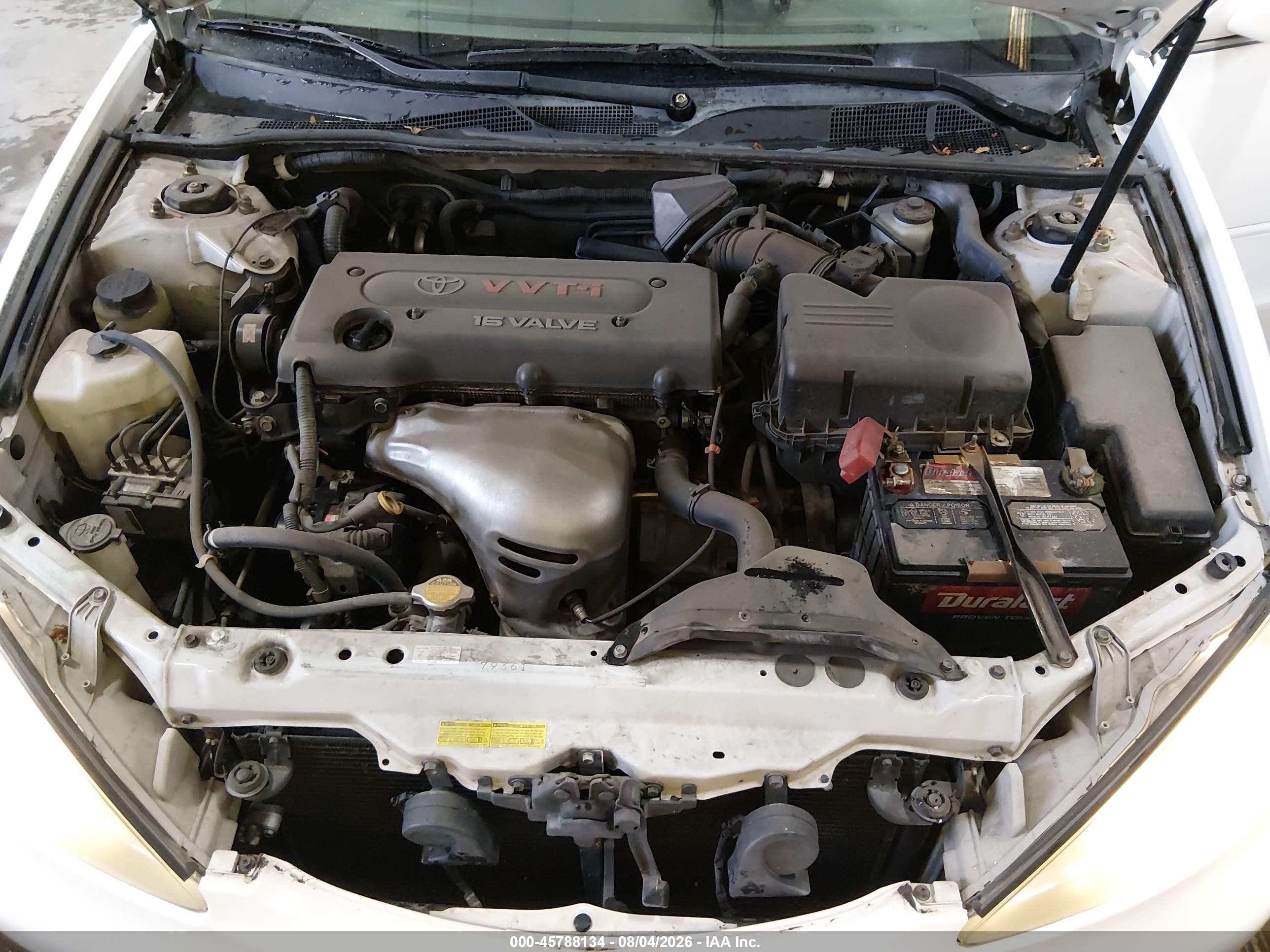 2005 Toyota Camry Le White vin: 4T1BE32KX5U606203
