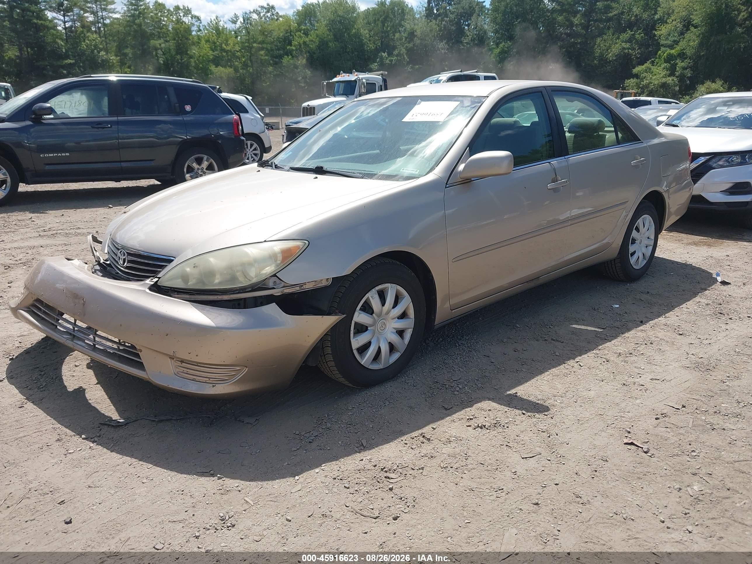2006 Toyota Camry Le Champagne vin: 4T1BE32KX6U117463