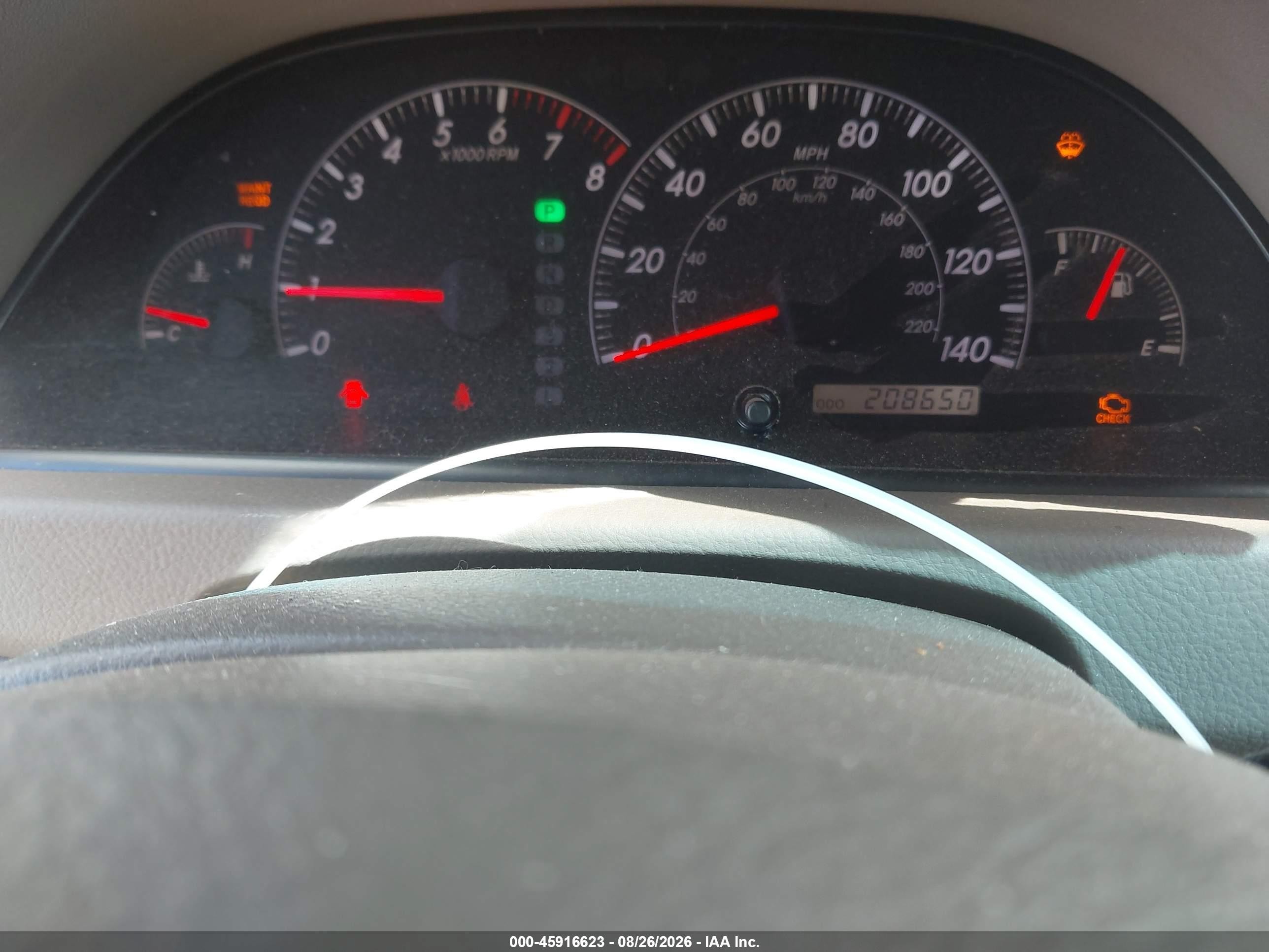 2006 Toyota Camry Le Champagne vin: 4T1BE32KX6U117463