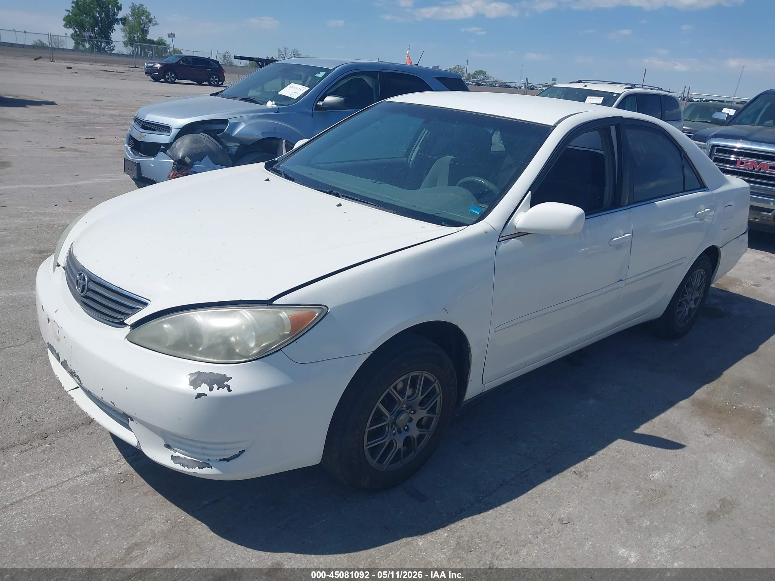 2006 Toyota Camry Le White vin: 4T1BE32KX6U653992