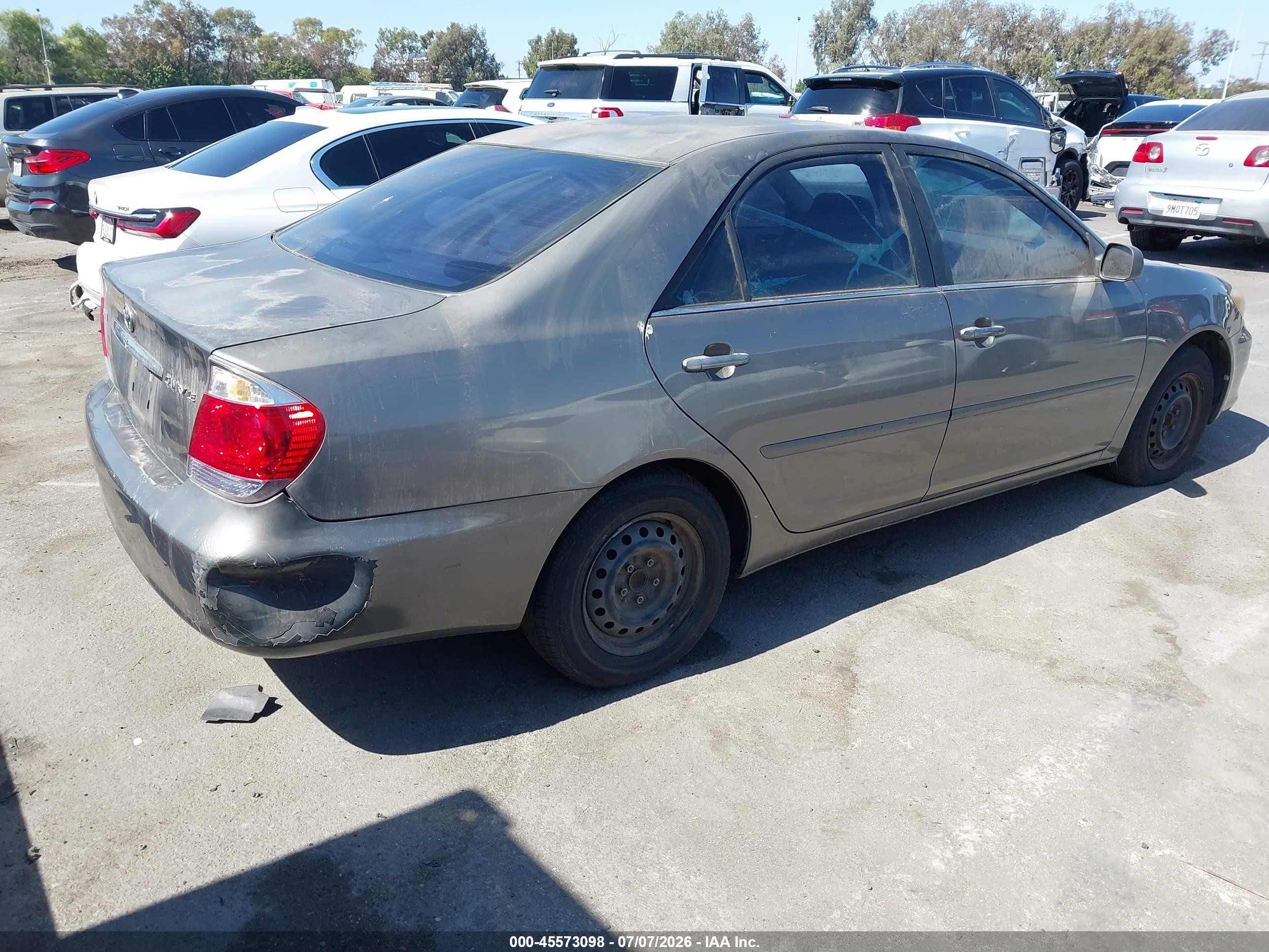 2006 Toyota Camry Le Gray vin: 4T1BE32KX6U665785