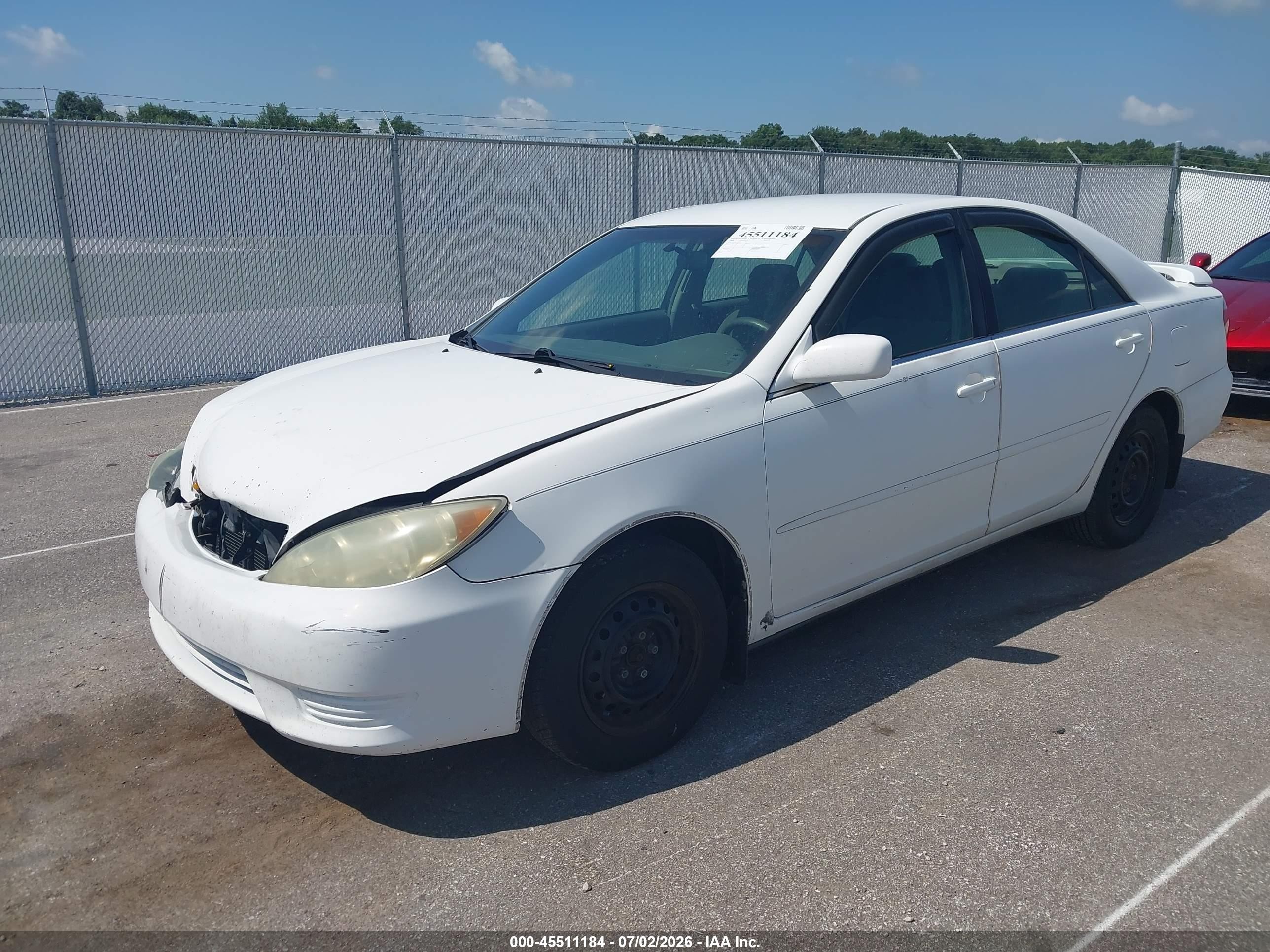 2006 Toyota Camry Le White vin: 4T1BE32KX6U666094