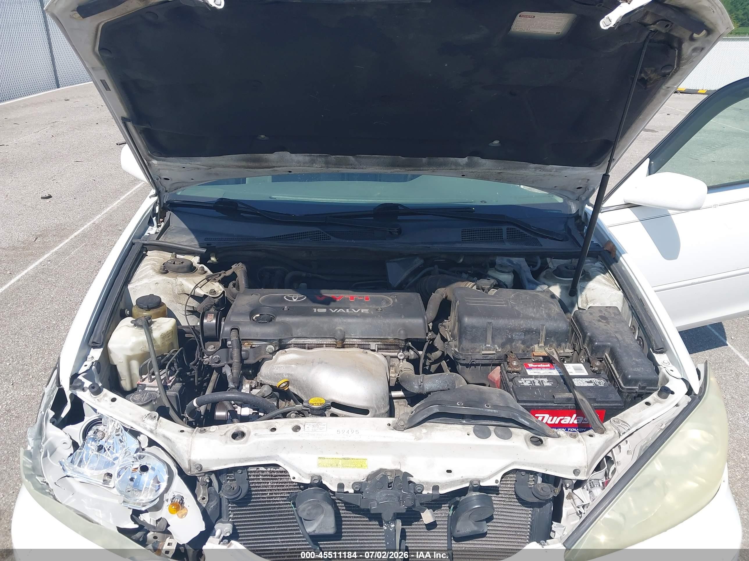 2006 Toyota Camry Le White vin: 4T1BE32KX6U666094