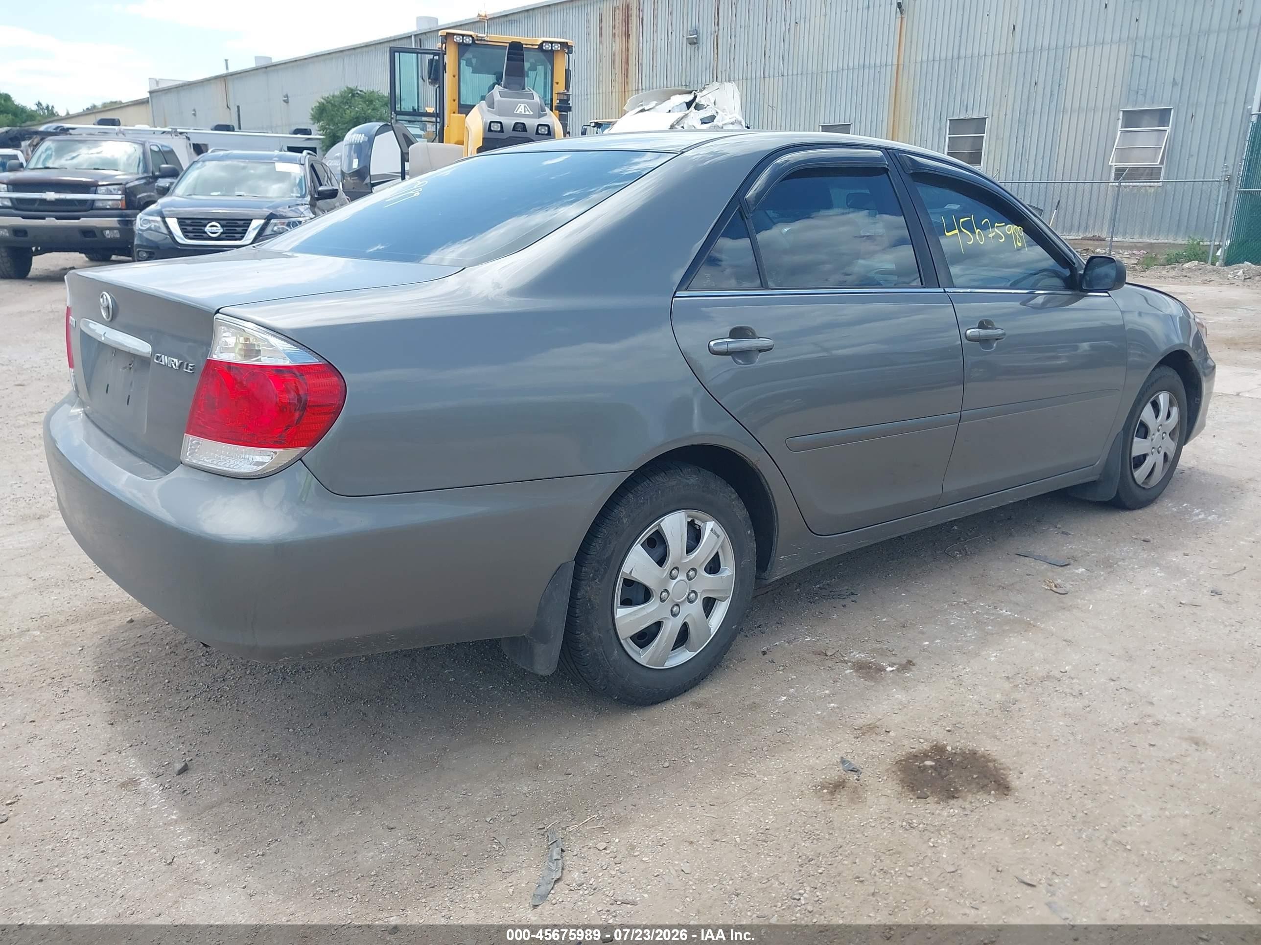 2006 Toyota Camry Le Gray vin: 4T1BE32KX6U669660