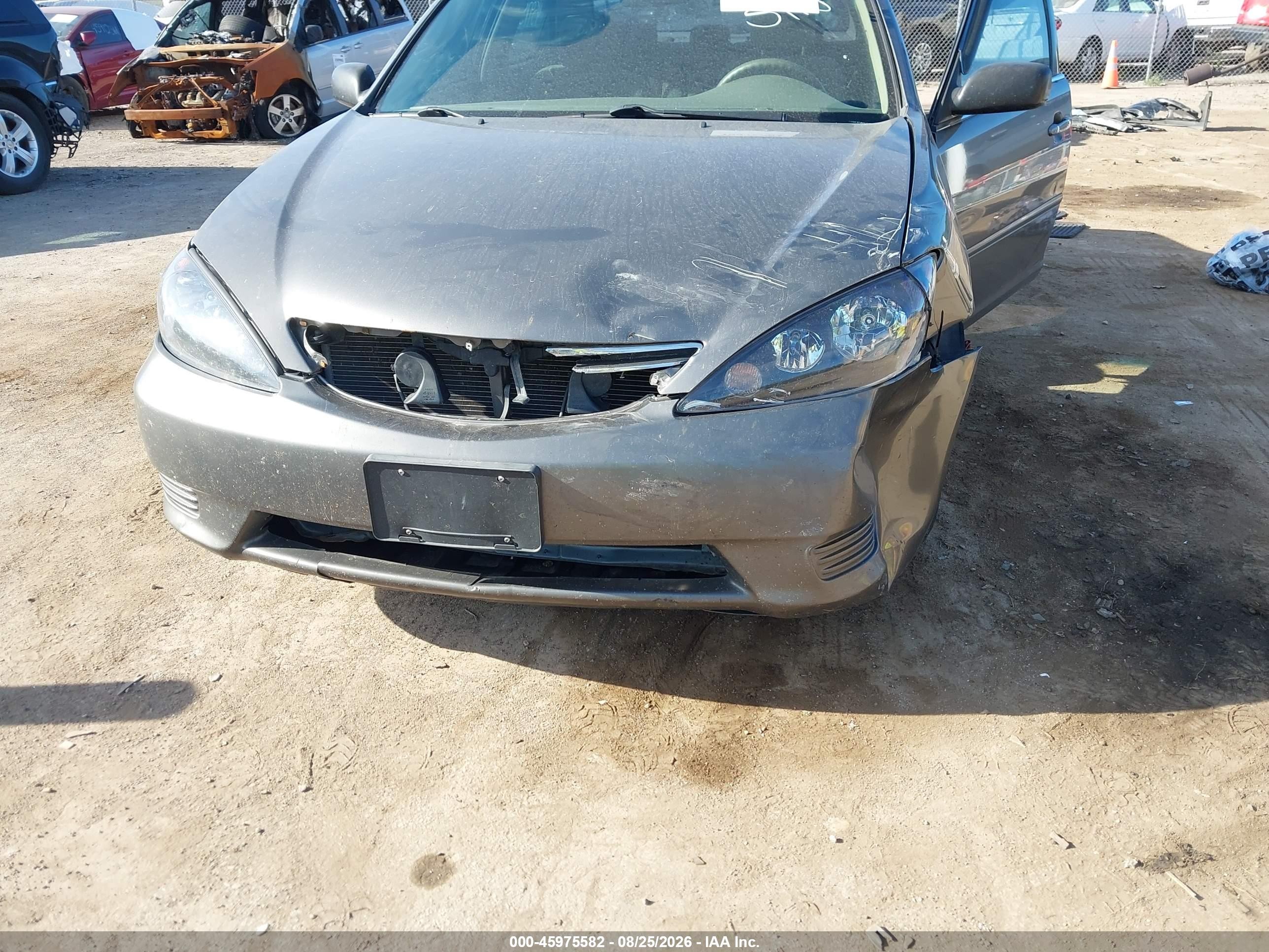 2006 Toyota Camry Le Gray vin: 4T1BE32KX6U669660